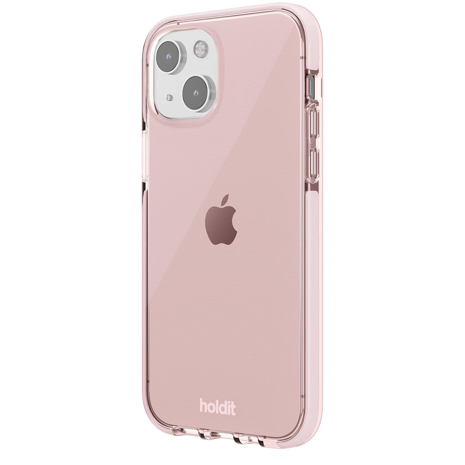 Seethru Coque iPhone 13, Pink