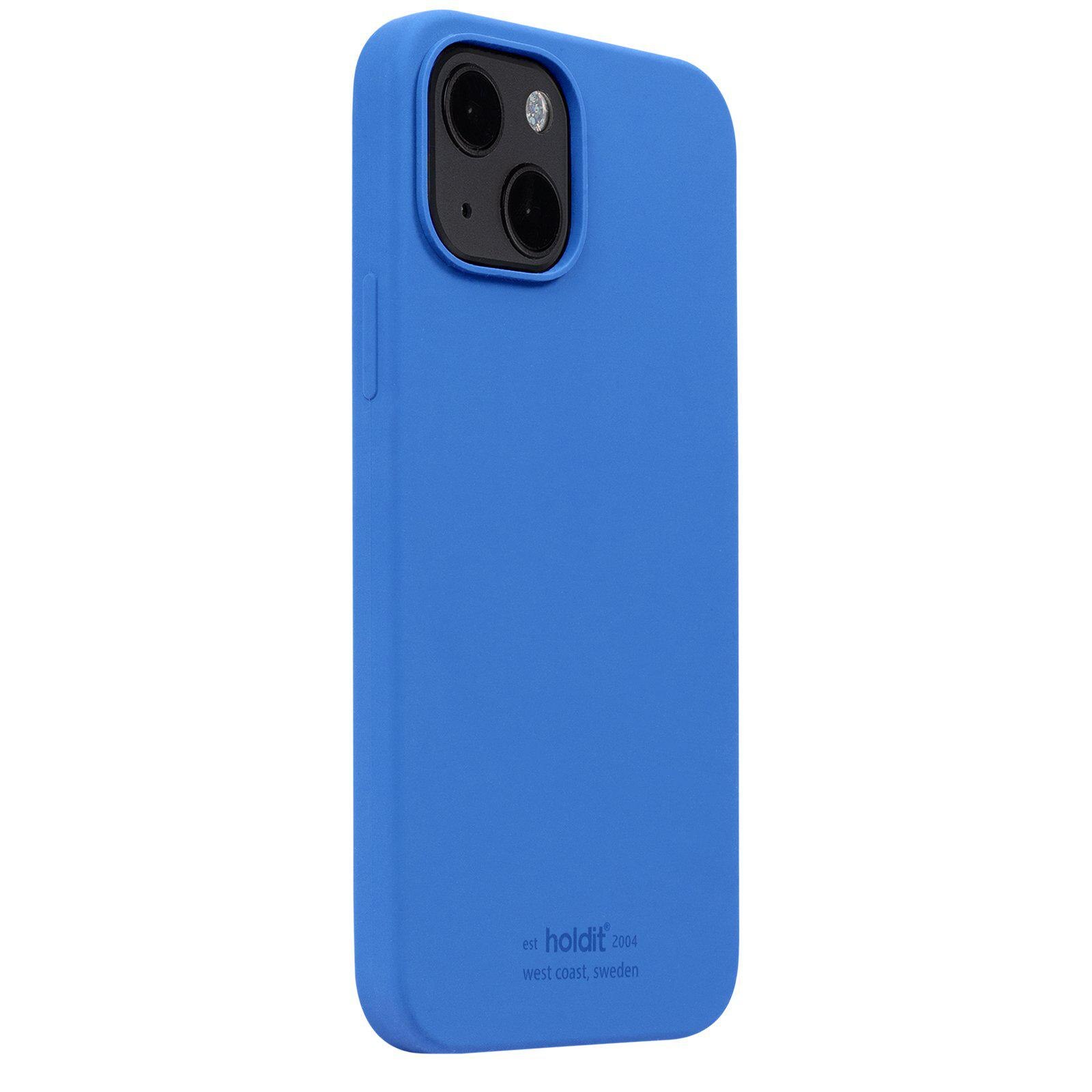 Coque en silicone pour iPhone 14, Sky Blue