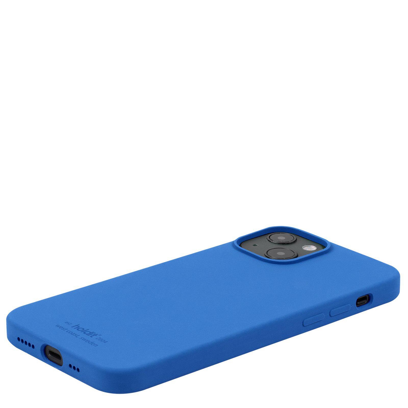 Coque en silicone pour iPhone 14, Sky Blue