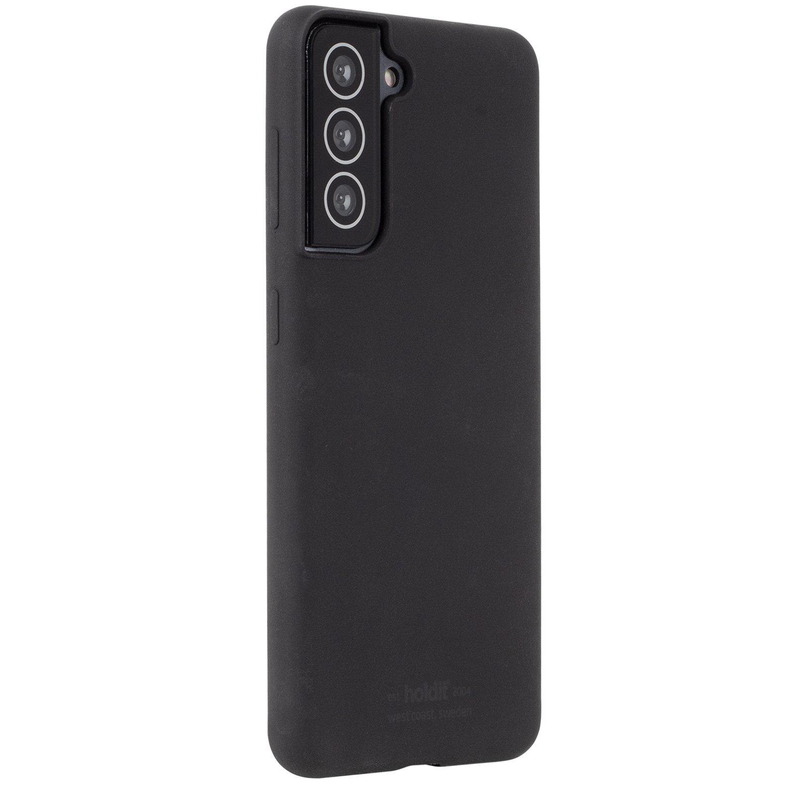 Coque en silicone pour Samsung Galaxy S22, Noir