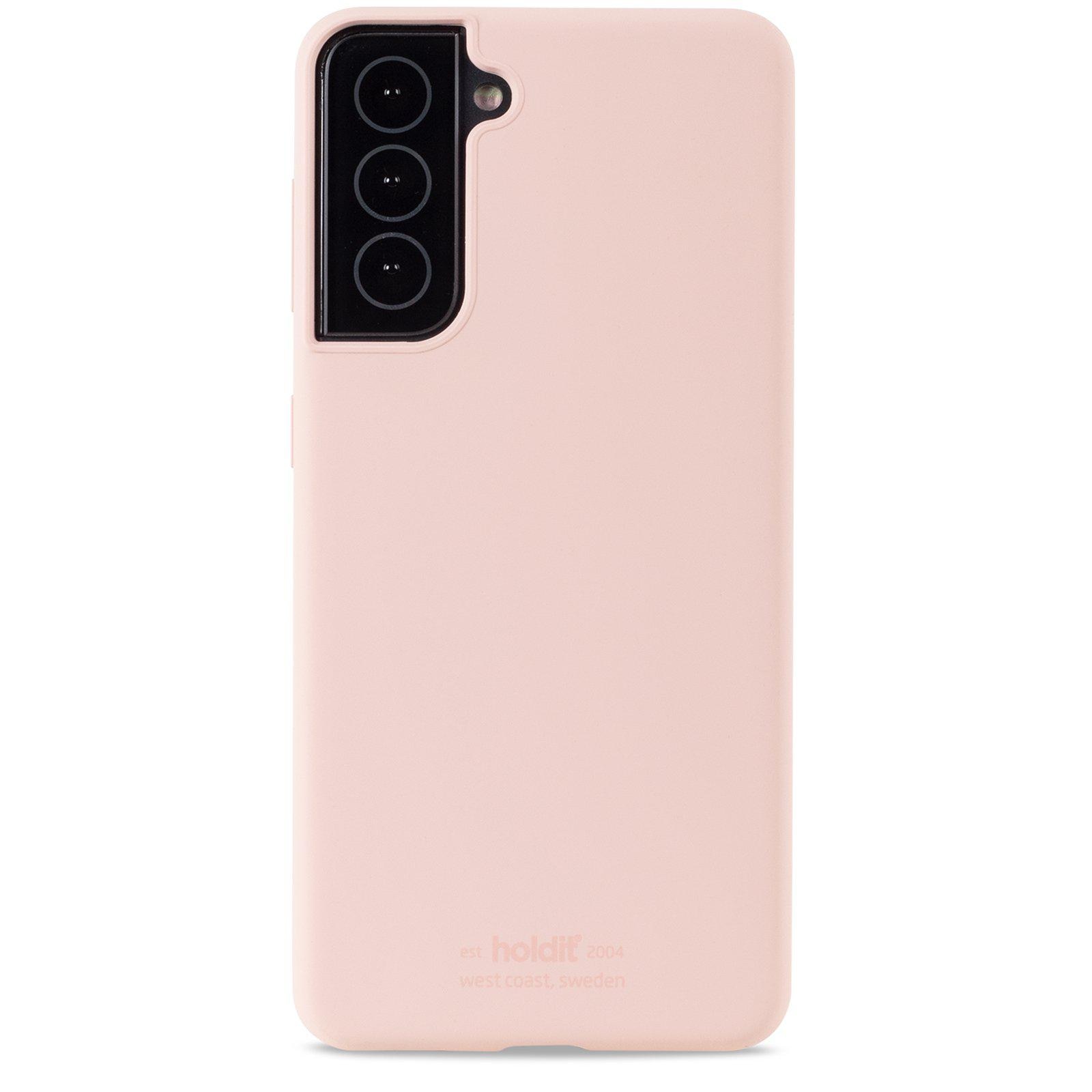 Coque en silicone pour Samsung Galaxy S22, Rose