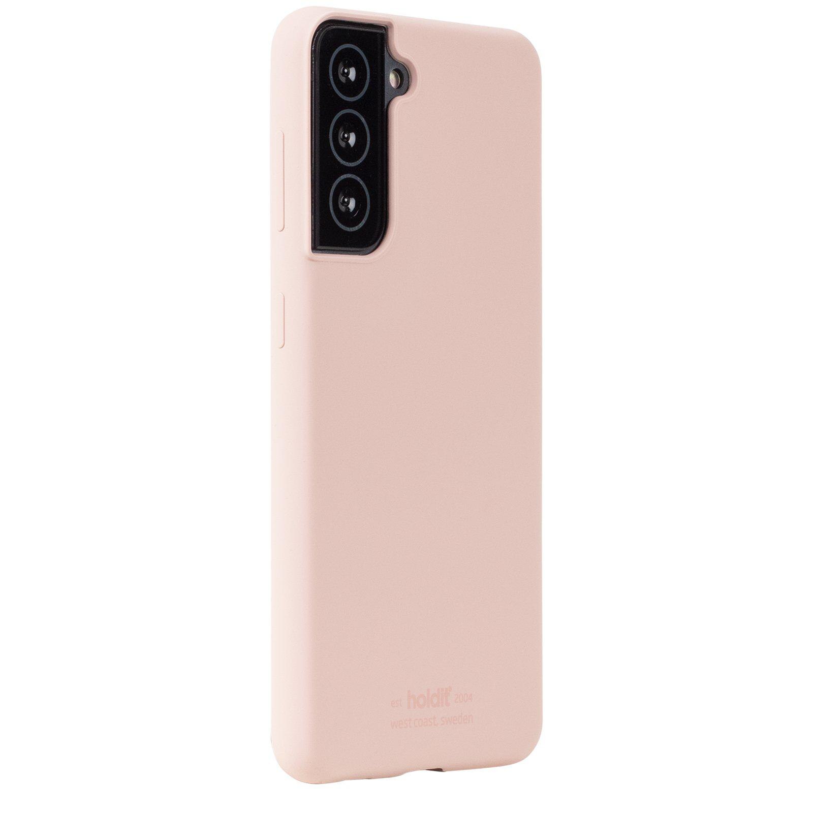 Coque en silicone pour Samsung Galaxy S22, Rose