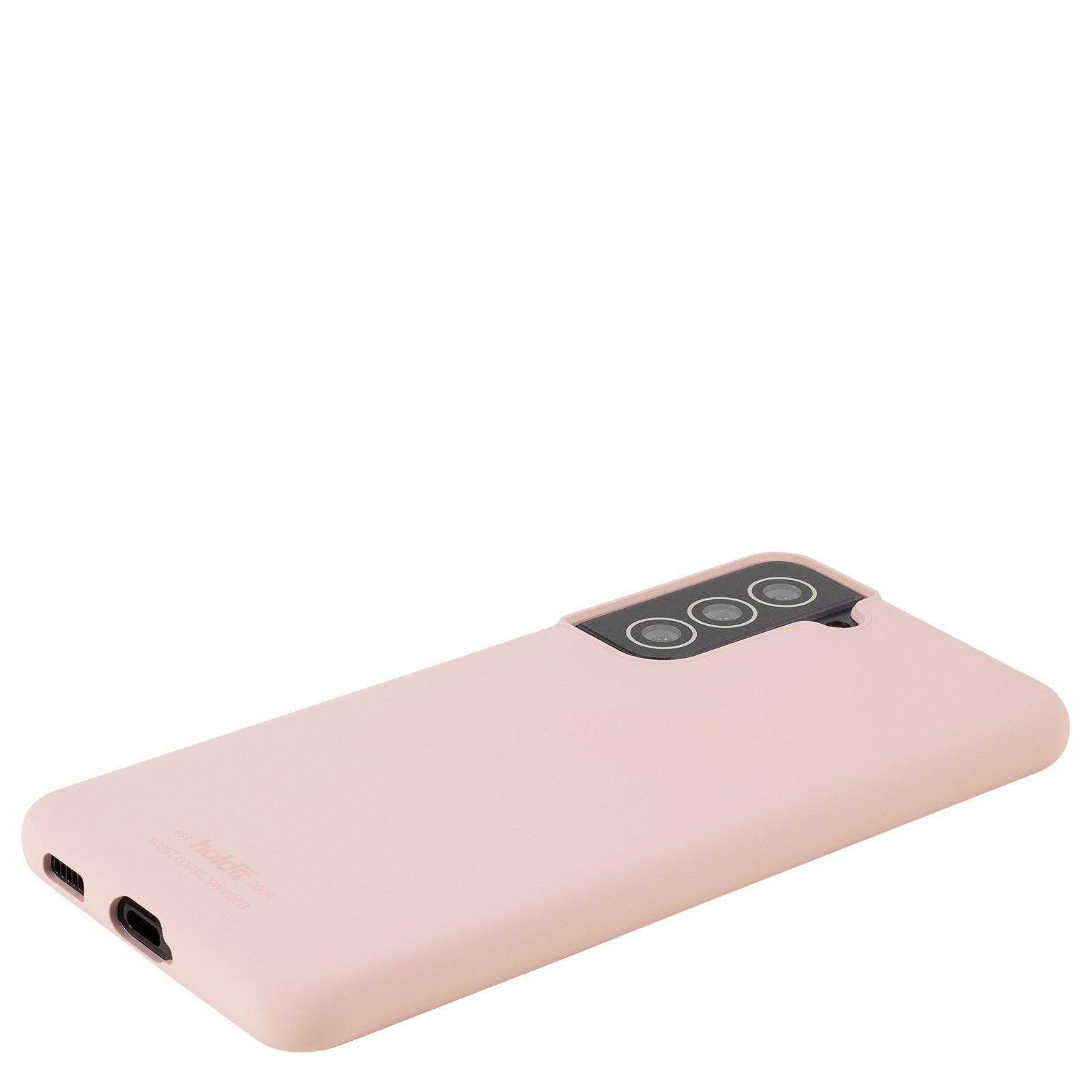 Coque en silicone pour Samsung Galaxy S22, Rose