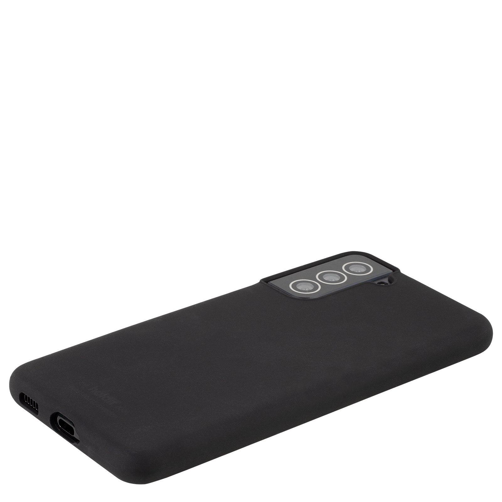 Coque en silicone pour Samsung Galaxy S22 Plus, Noir