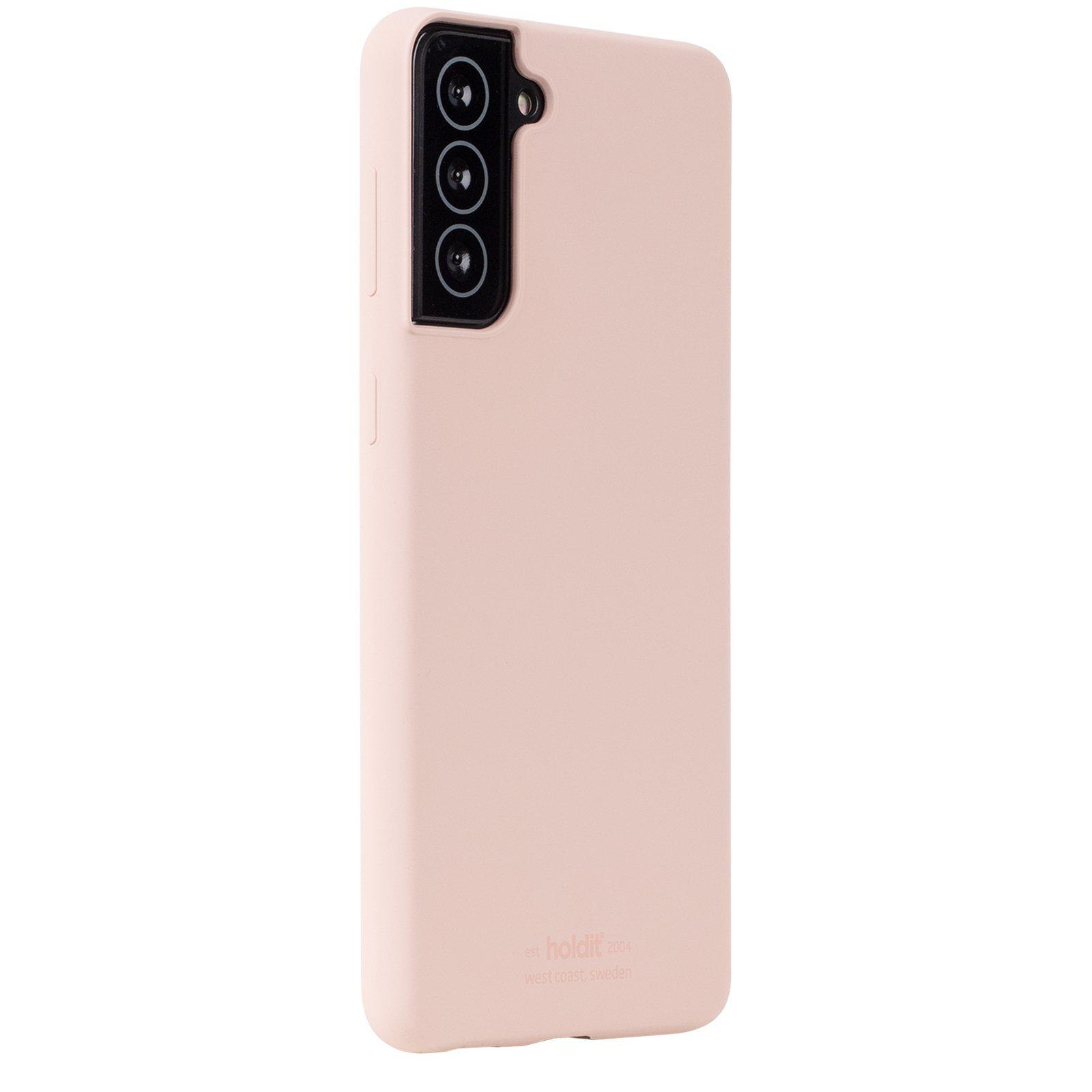 Coque en silicone Samsung Galaxy S22 Plus, Blush Pink