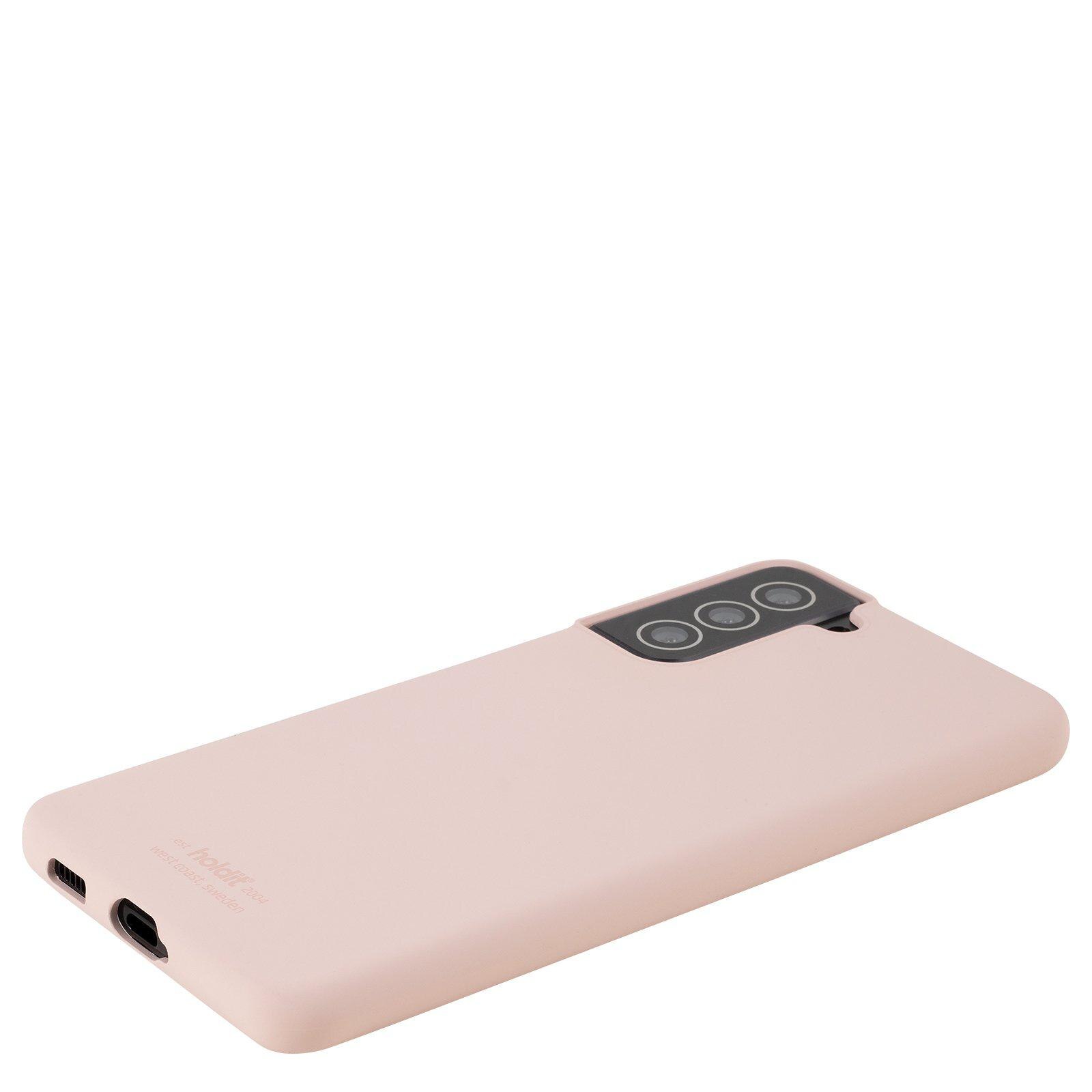Coque en silicone pour Samsung Galaxy S22 Plus, Rose