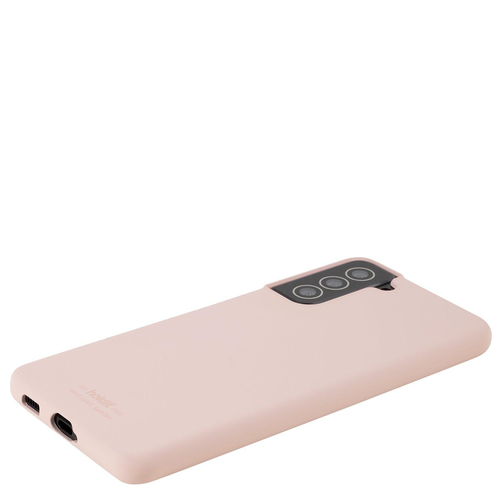 Coque en silicone Samsung Galaxy S22 Plus, Blush Pink