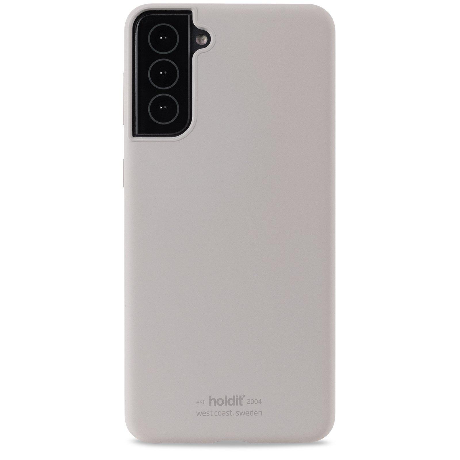 Coque en silicone pour Samsung Galaxy S22 Plus, Gris