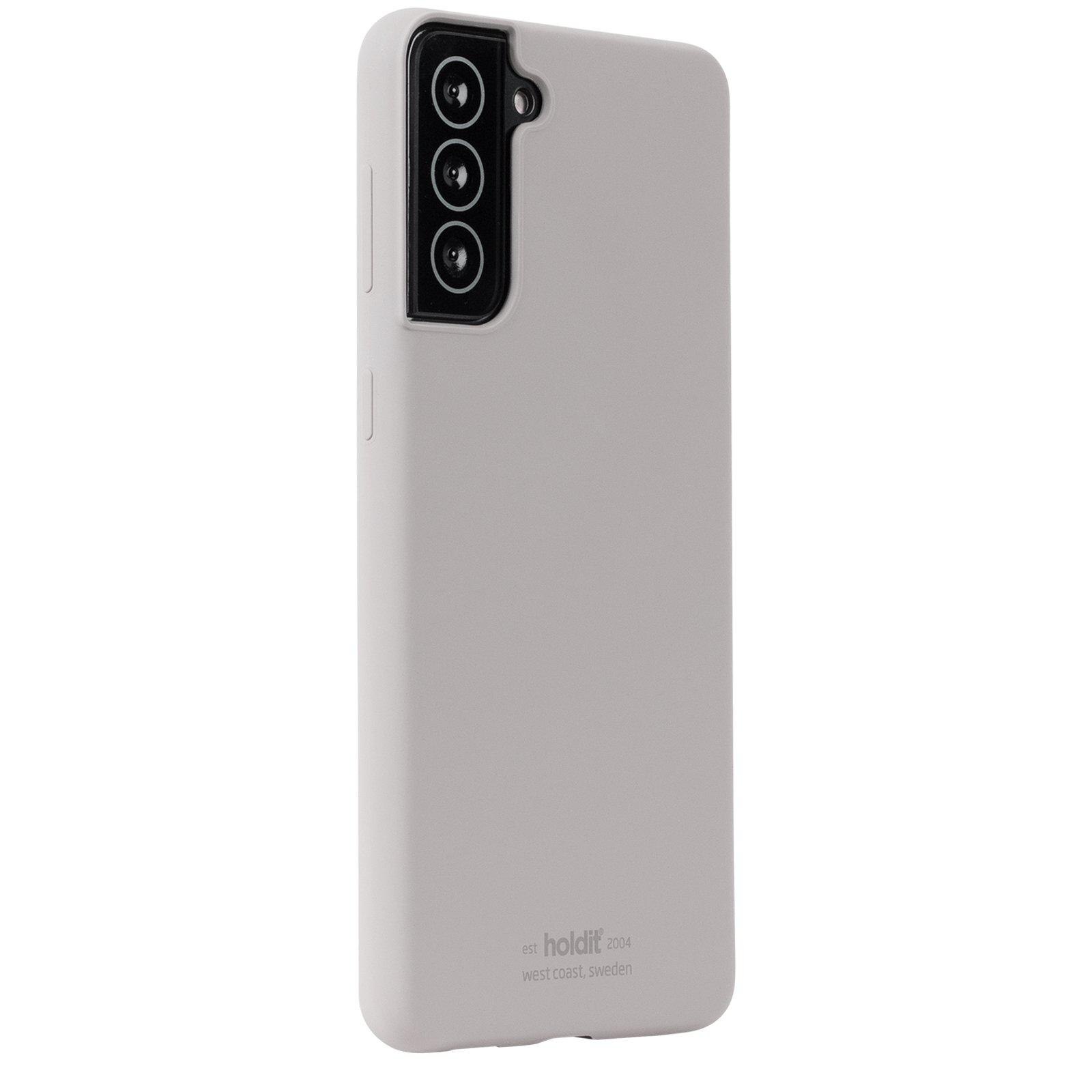 Coque en silicone pour Samsung Galaxy S22 Plus, Gris