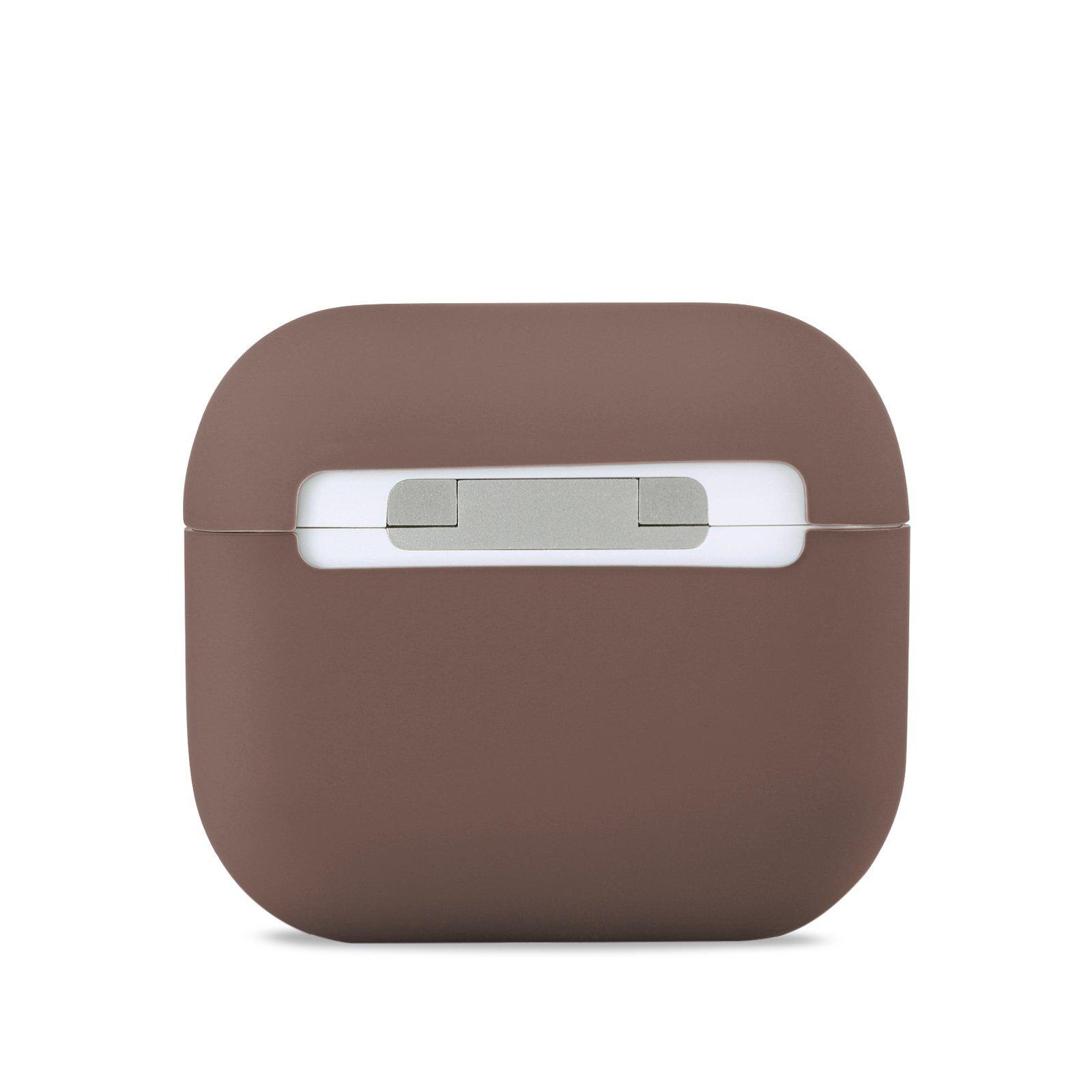 Coque Étui en silicone AirPods 3, Dark Brown