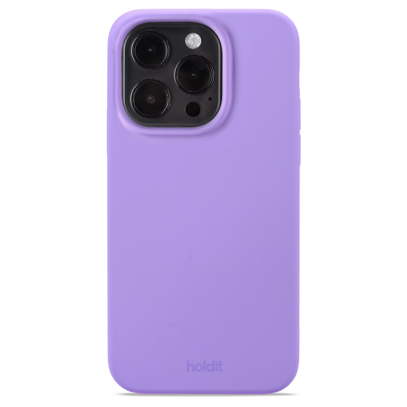 Coque en silicone pour iPhone 14 Pro, Violet