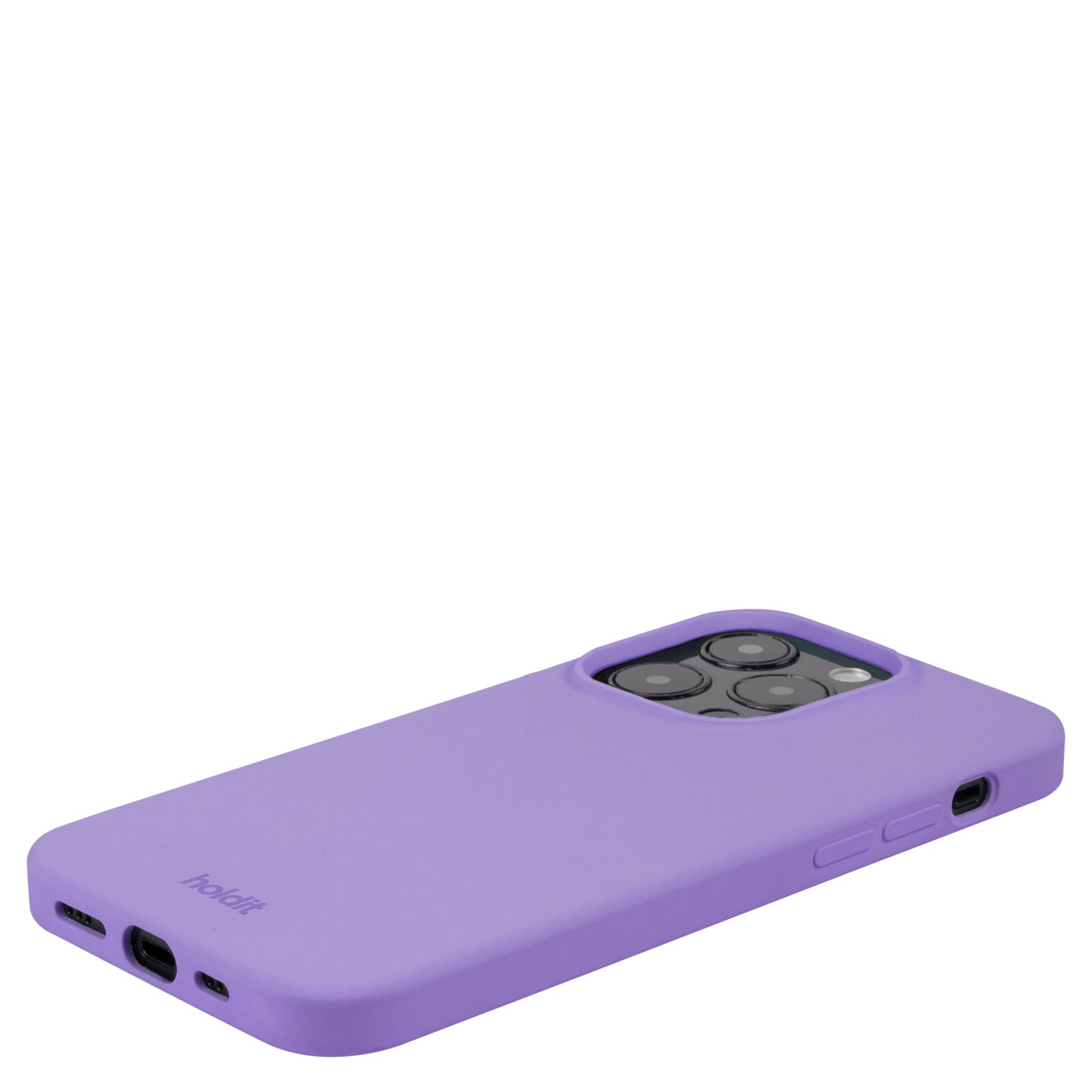 Coque en silicone pour iPhone 14 Pro, Violet