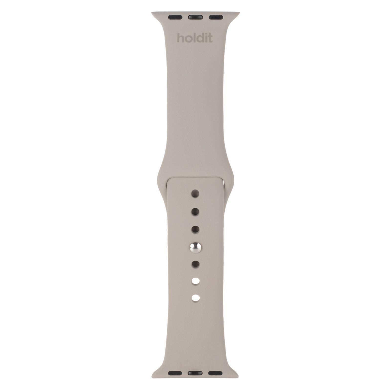 Bracelet en silicone Apple Watch 41mm Series 9, Taupe