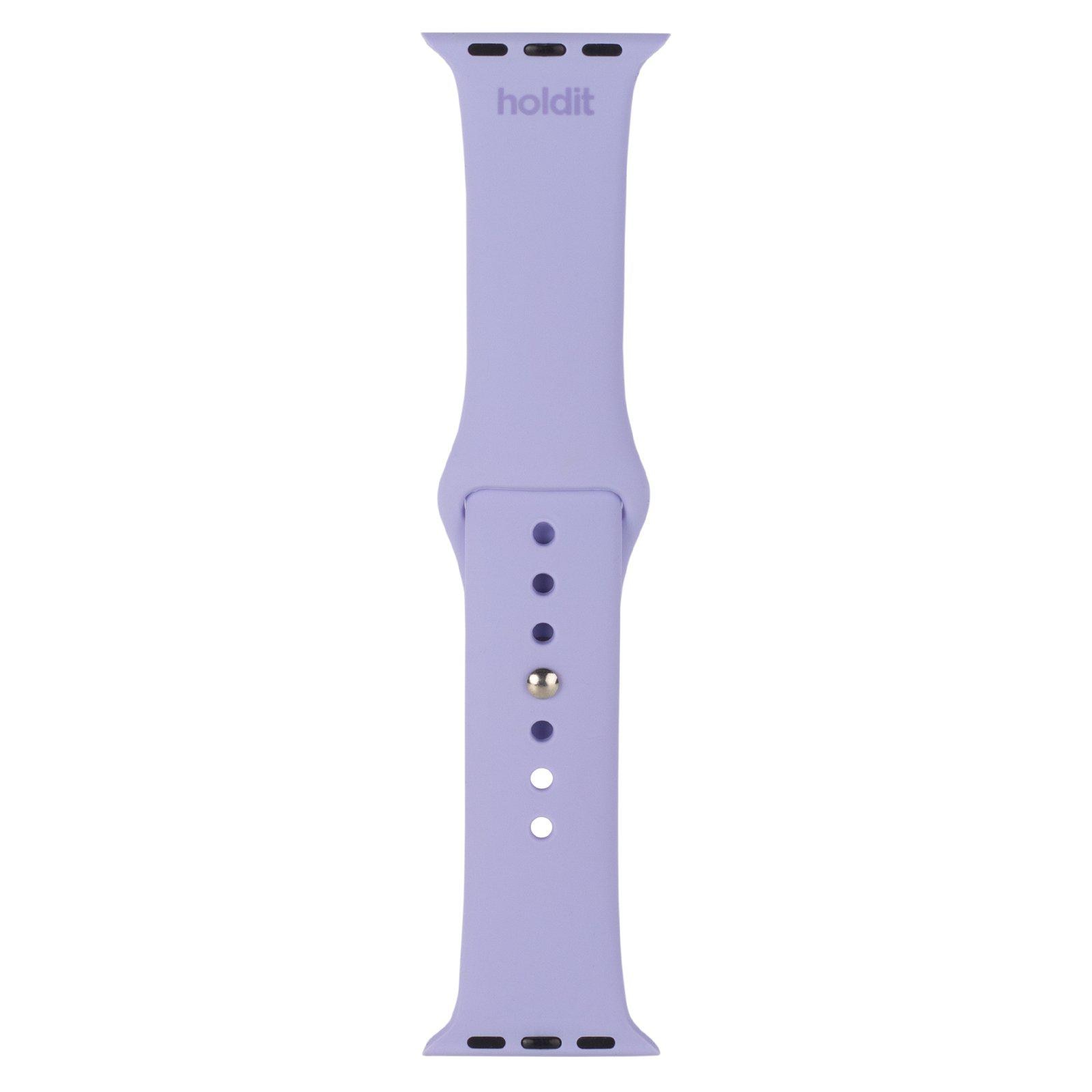 Bracelet en silicone Apple Watch 41mm Series 8, Lavender