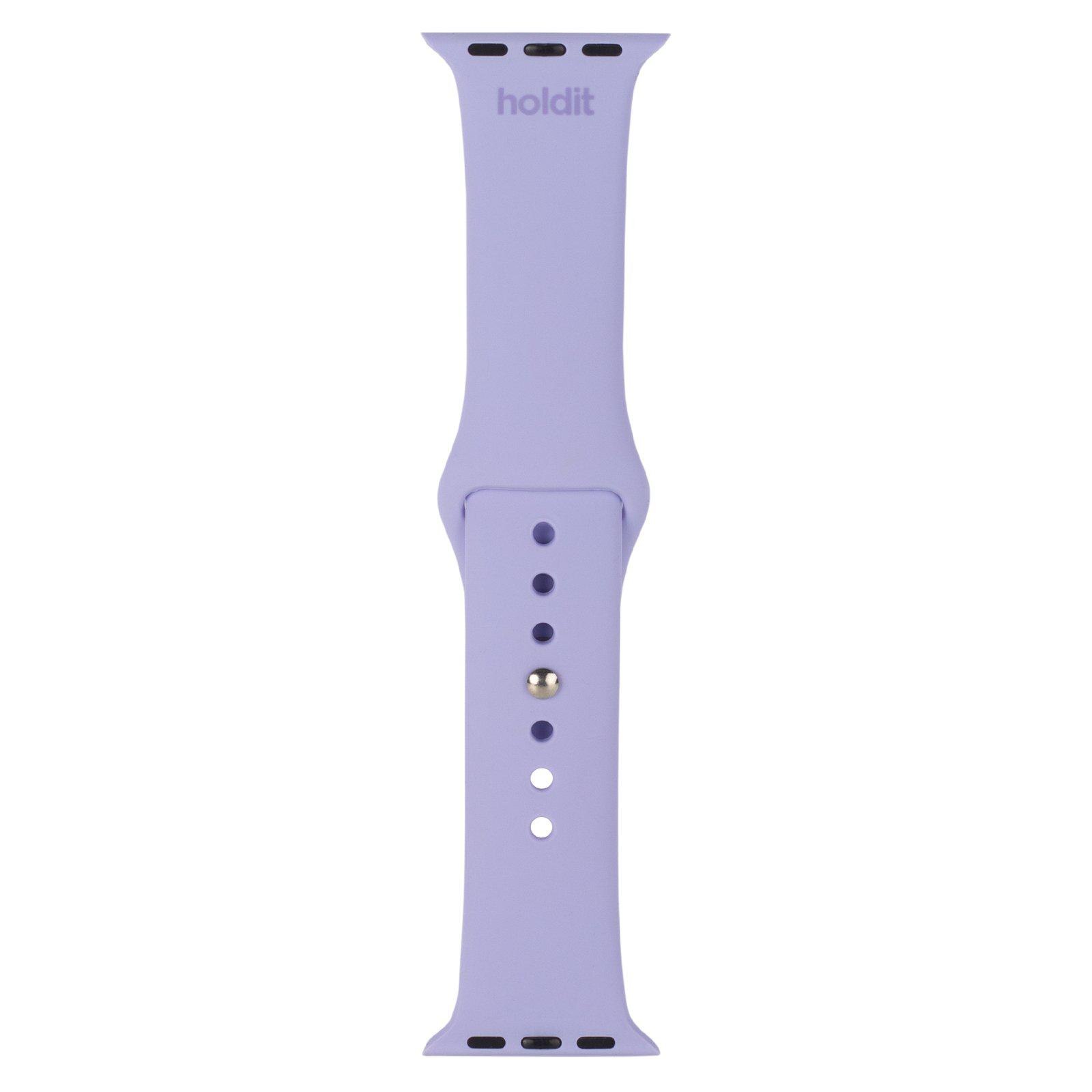 Bracelet en silicone Apple Watch 41mm Series 9, Lavender