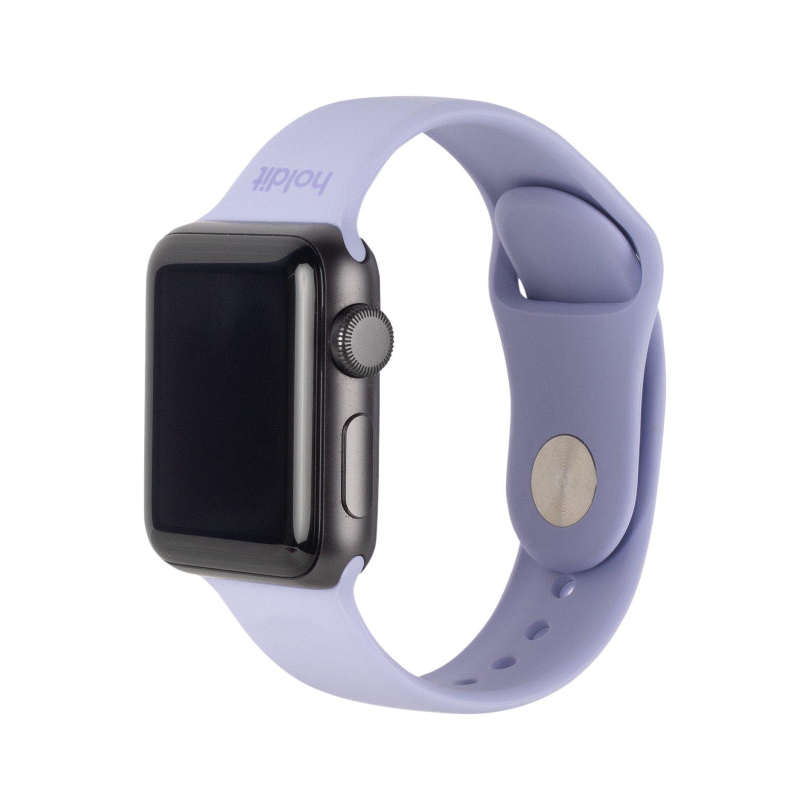 Bracelet en silicone Apple Watch 41mm Series 8, Lavender