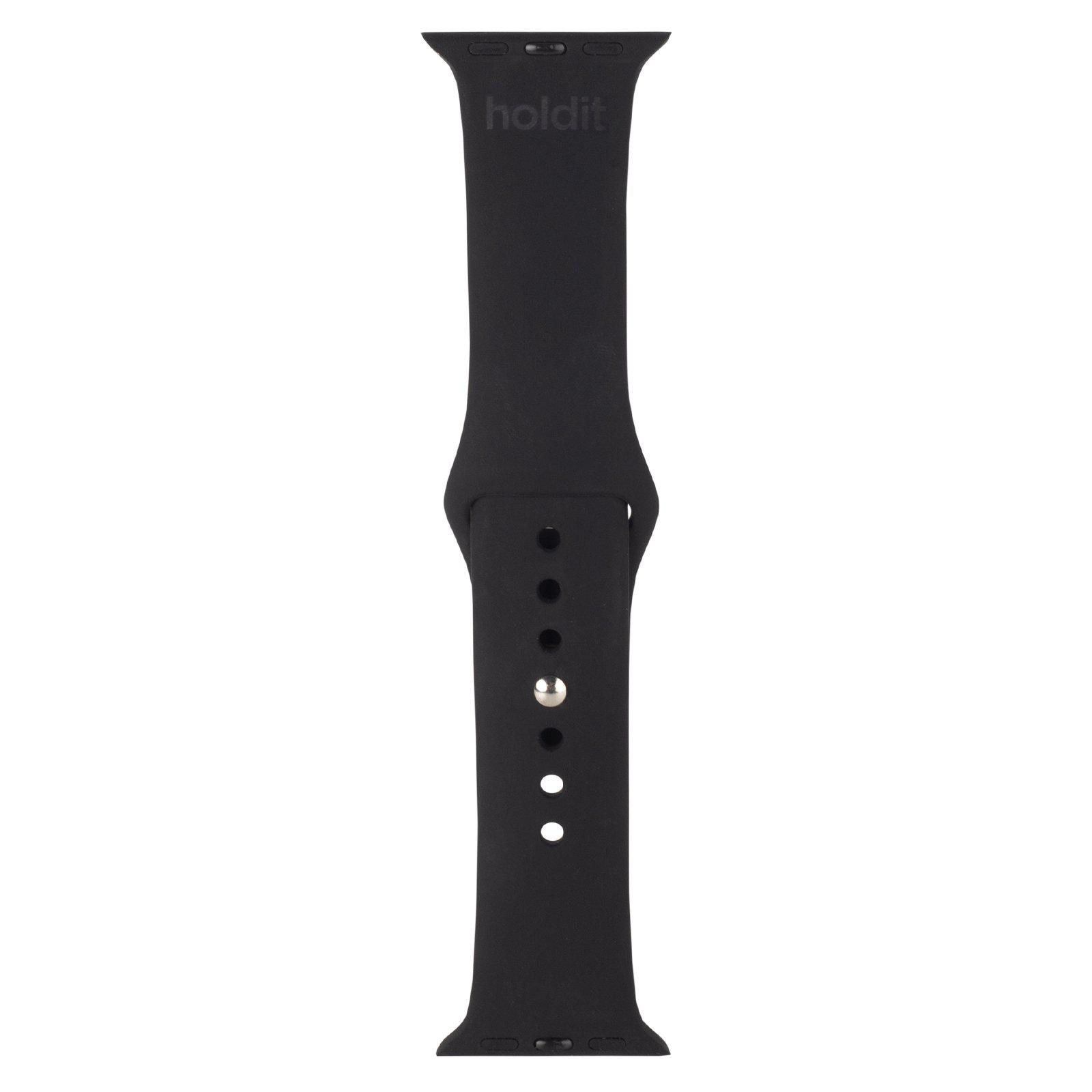Bracelet en silicone Apple Watch 45mm Series 7, Black
