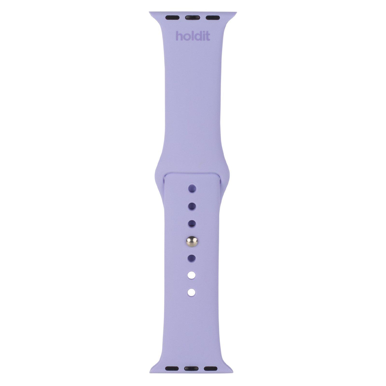 Bracelet en silicone Apple Watch Ultra 2 49mm, Lavender