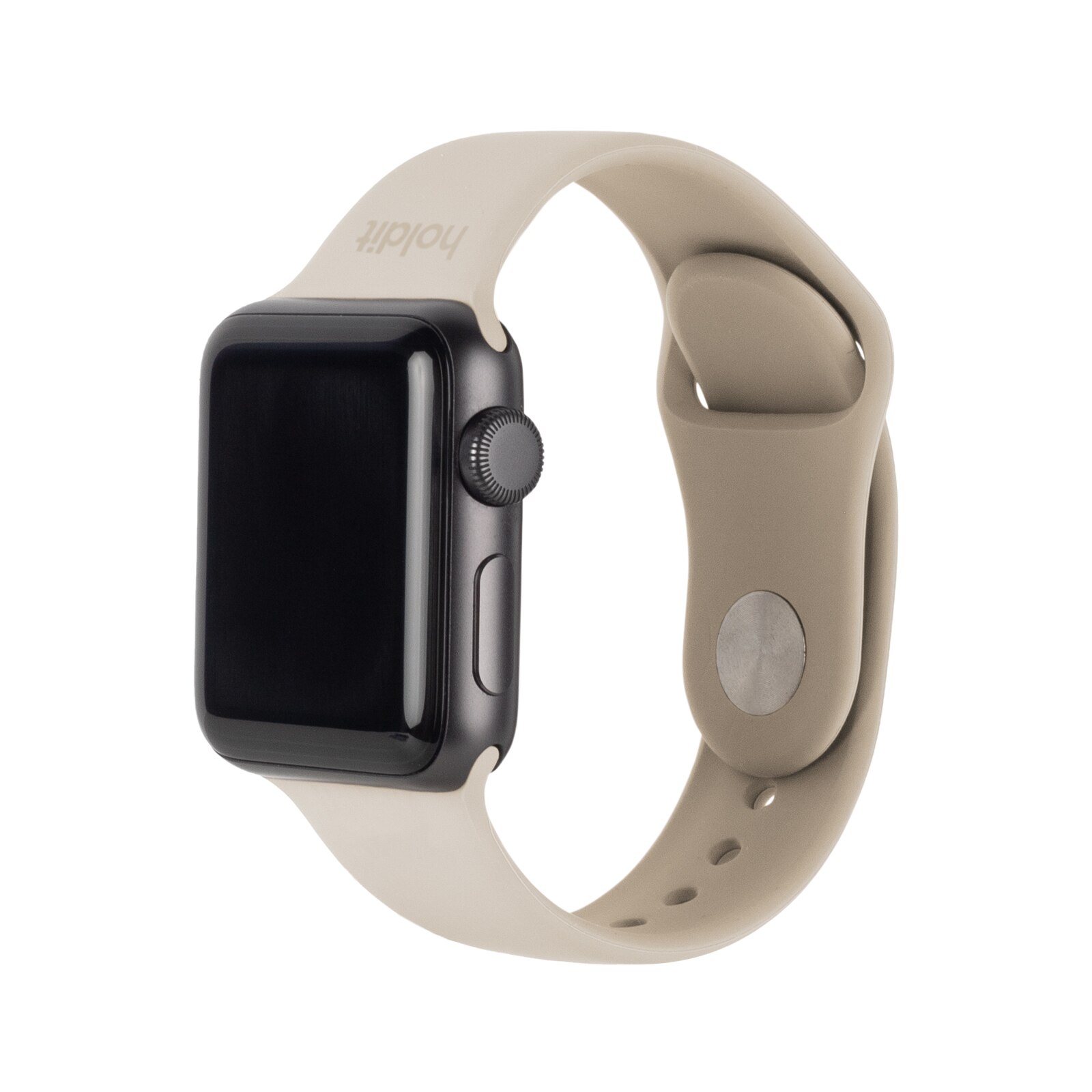 Bracelet en silicone Apple Watch 41mm Series 7, Light Beige