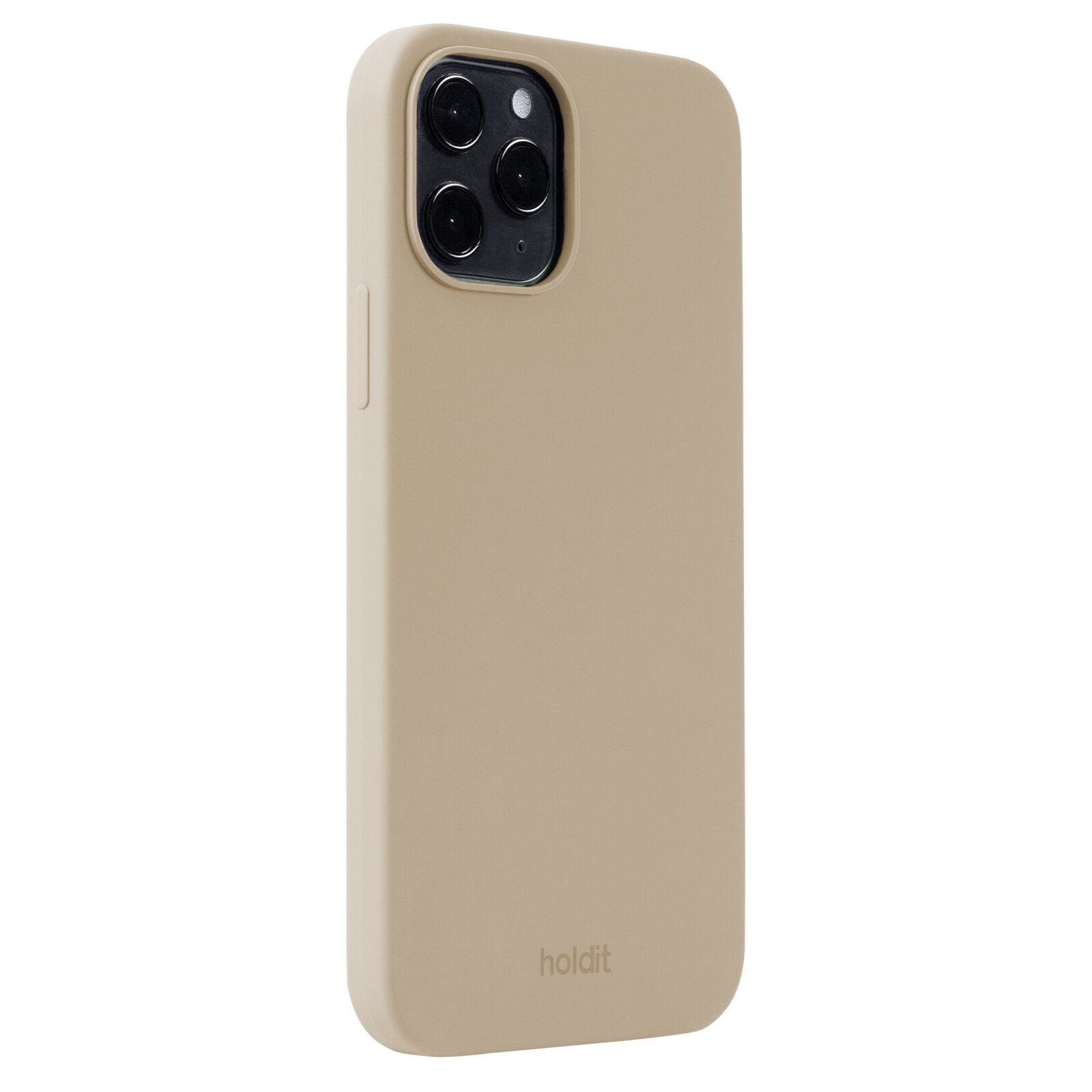 Coque en silicone iPhone 12/12 Pro, Latte Beige