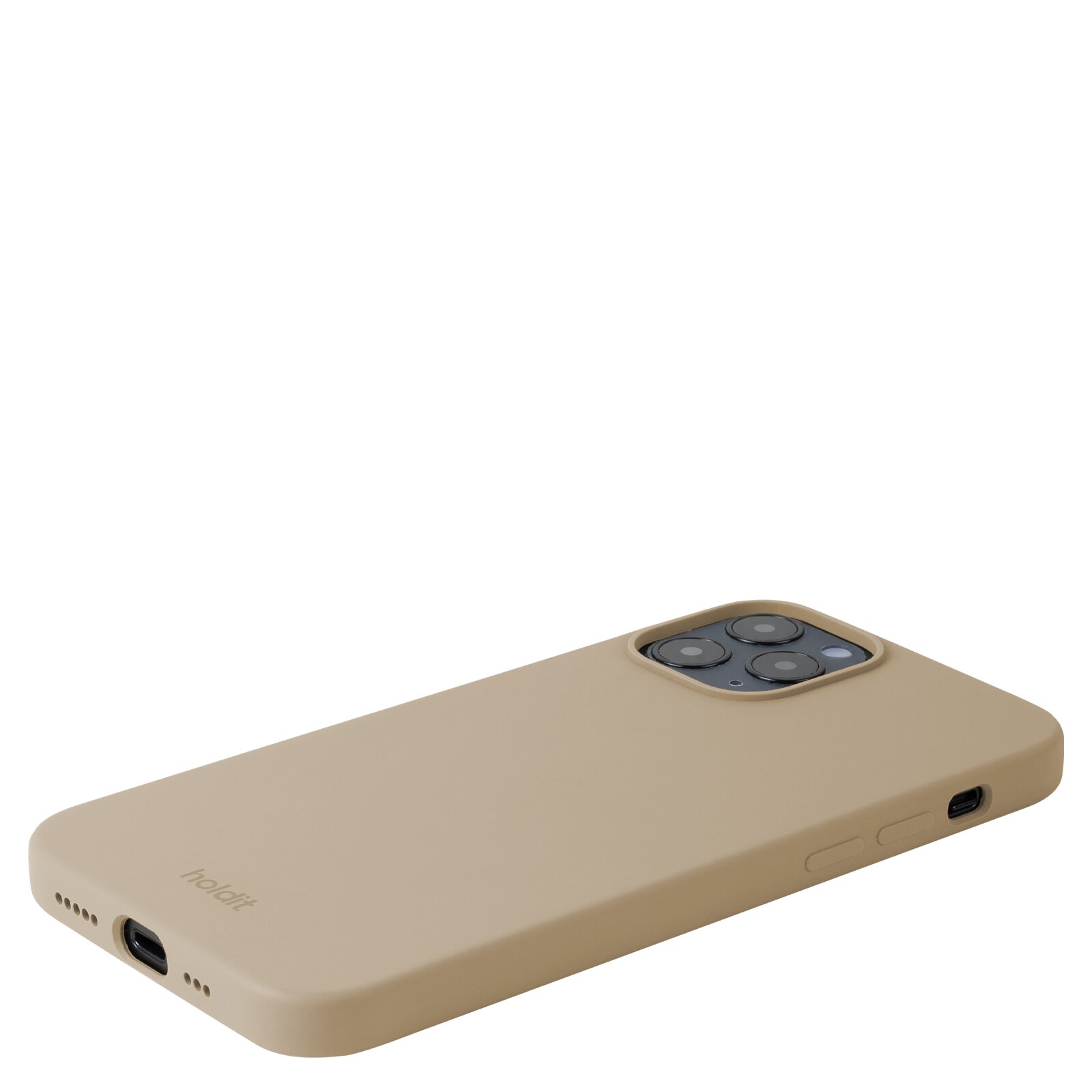 Coque en silicone pour iPhone 12/iPhone 12 Pro, Beige