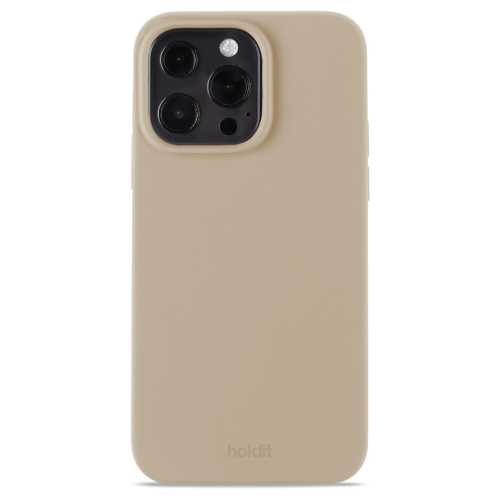 Coque en silicone iPhone 13 Pro, Latte Beige