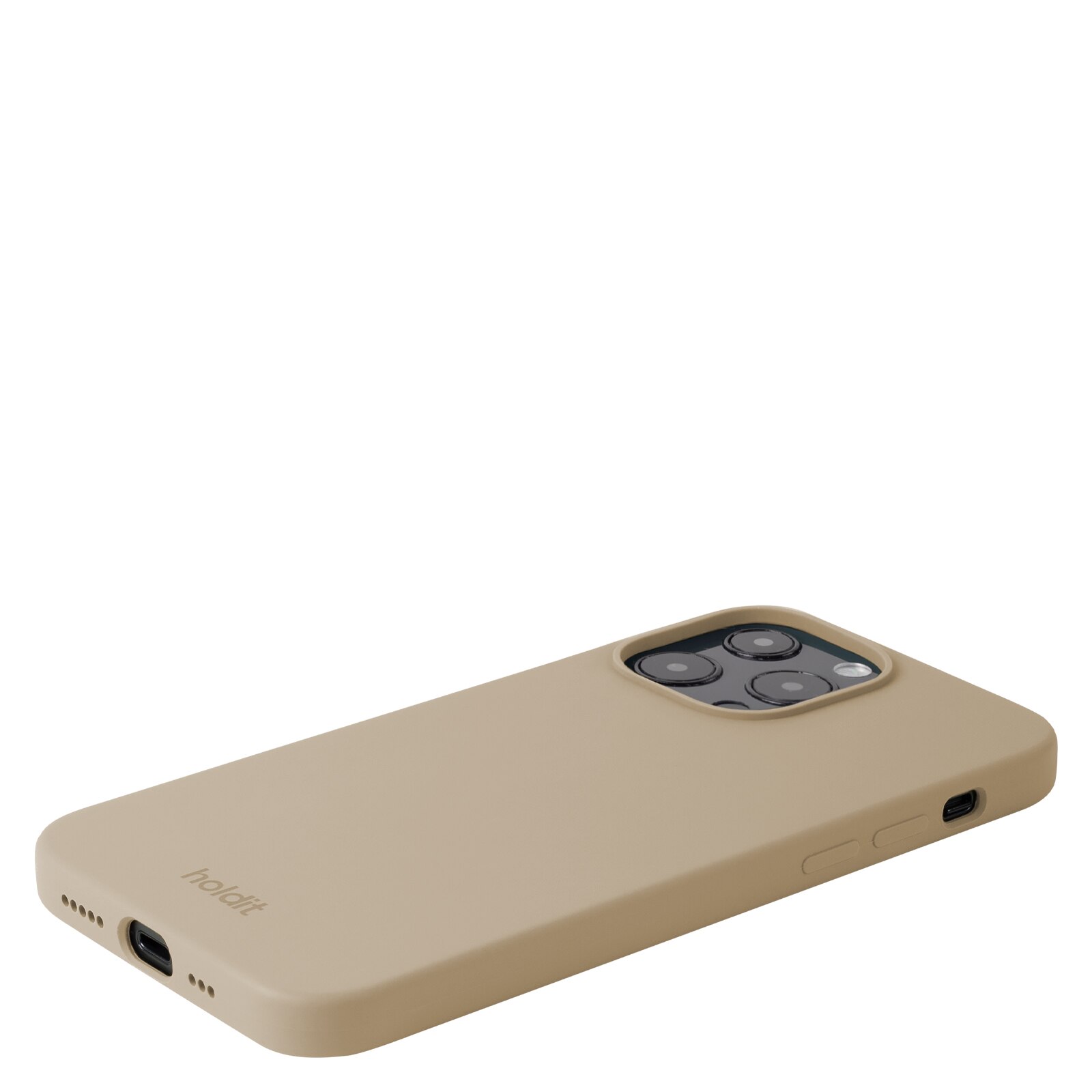 Coque en silicone pour iPhone 13 Pro, Beige