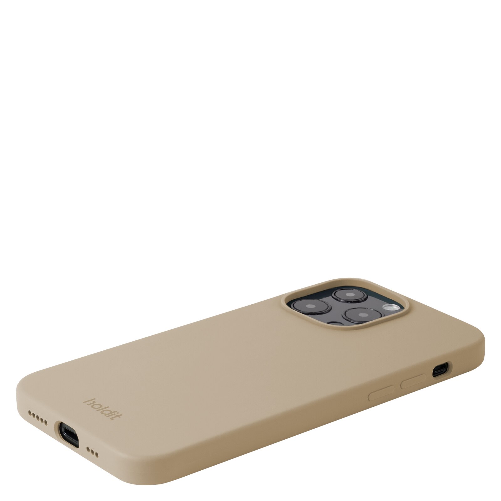 Coque en silicone iPhone 13 Pro, Latte Beige