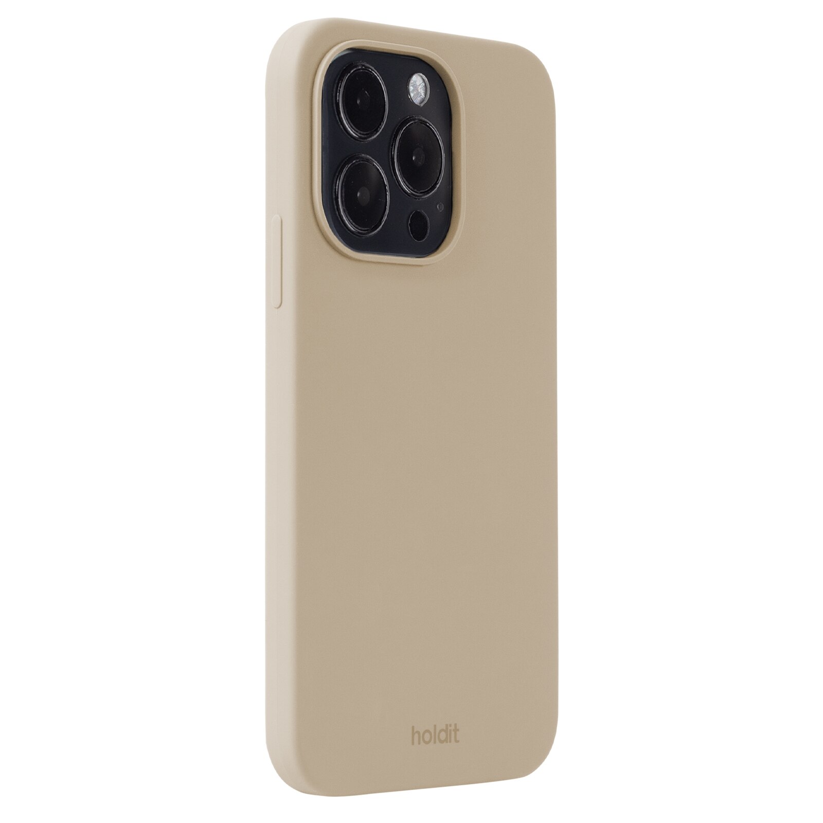 Coque en silicone pour iPhone 14 Pro, Beige