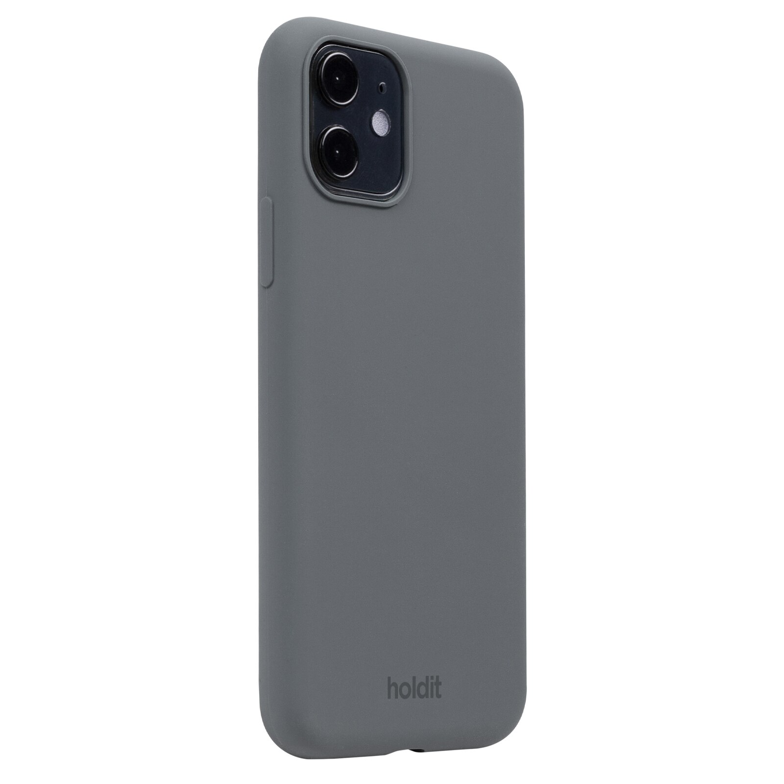 Coque en silicone pour iPhone 11, Gris
