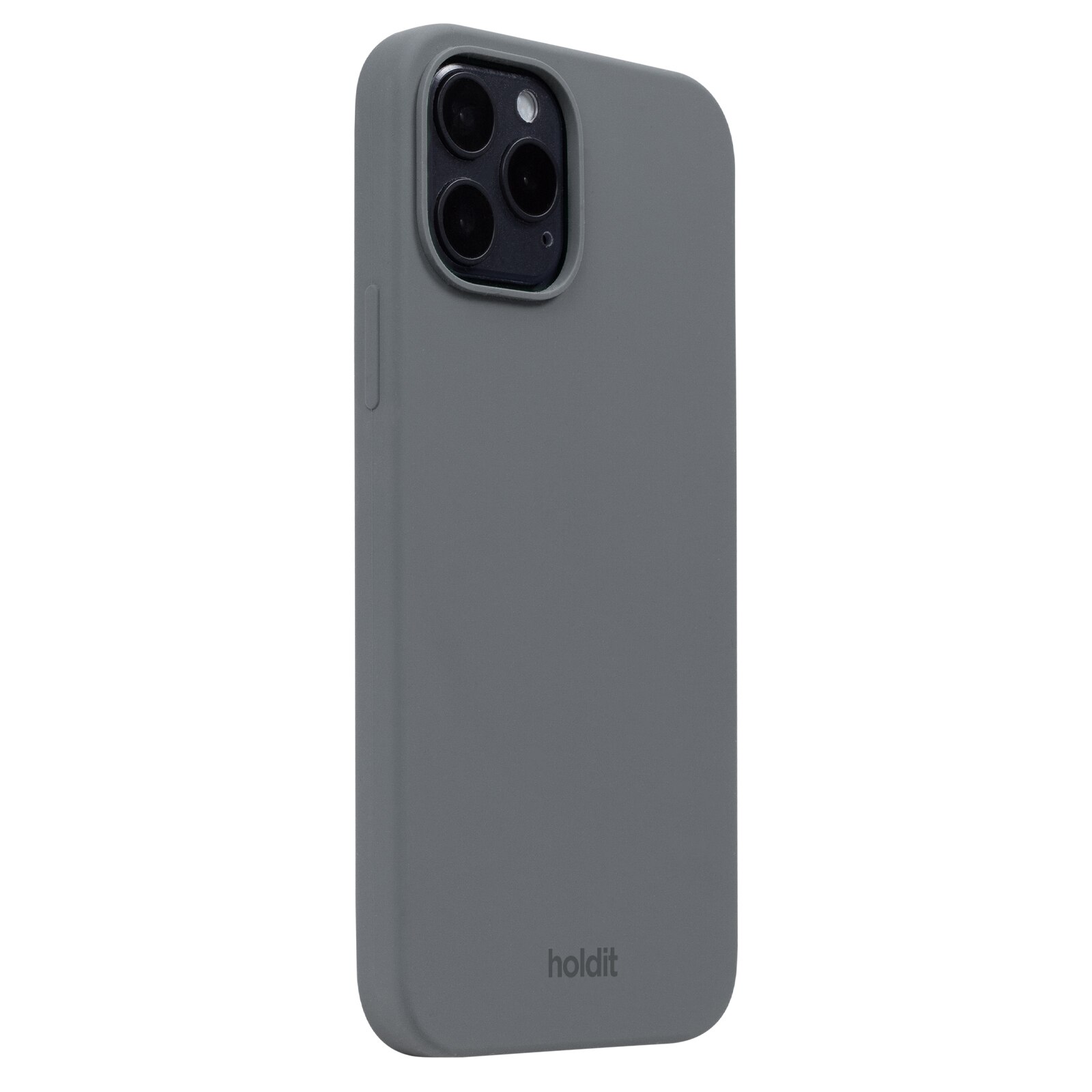 Coque en silicone iPhone 12/12 Pro, Space Gray