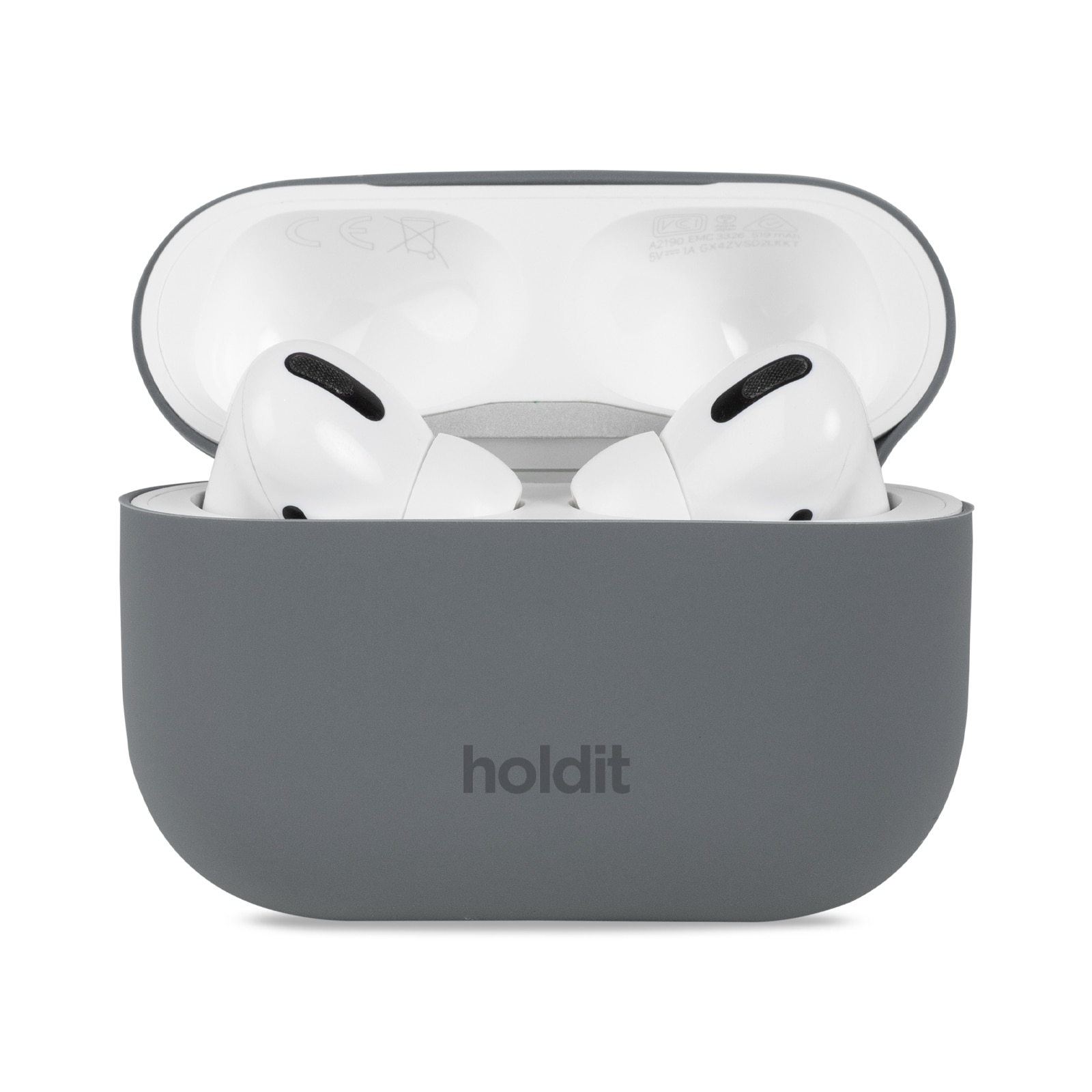 Coque Étui en silicone AirPods Pro 2, Space Gray