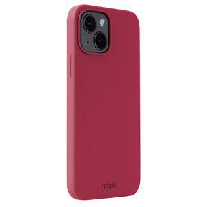 Coque en silicone pour iPhone 14, Red Velvet