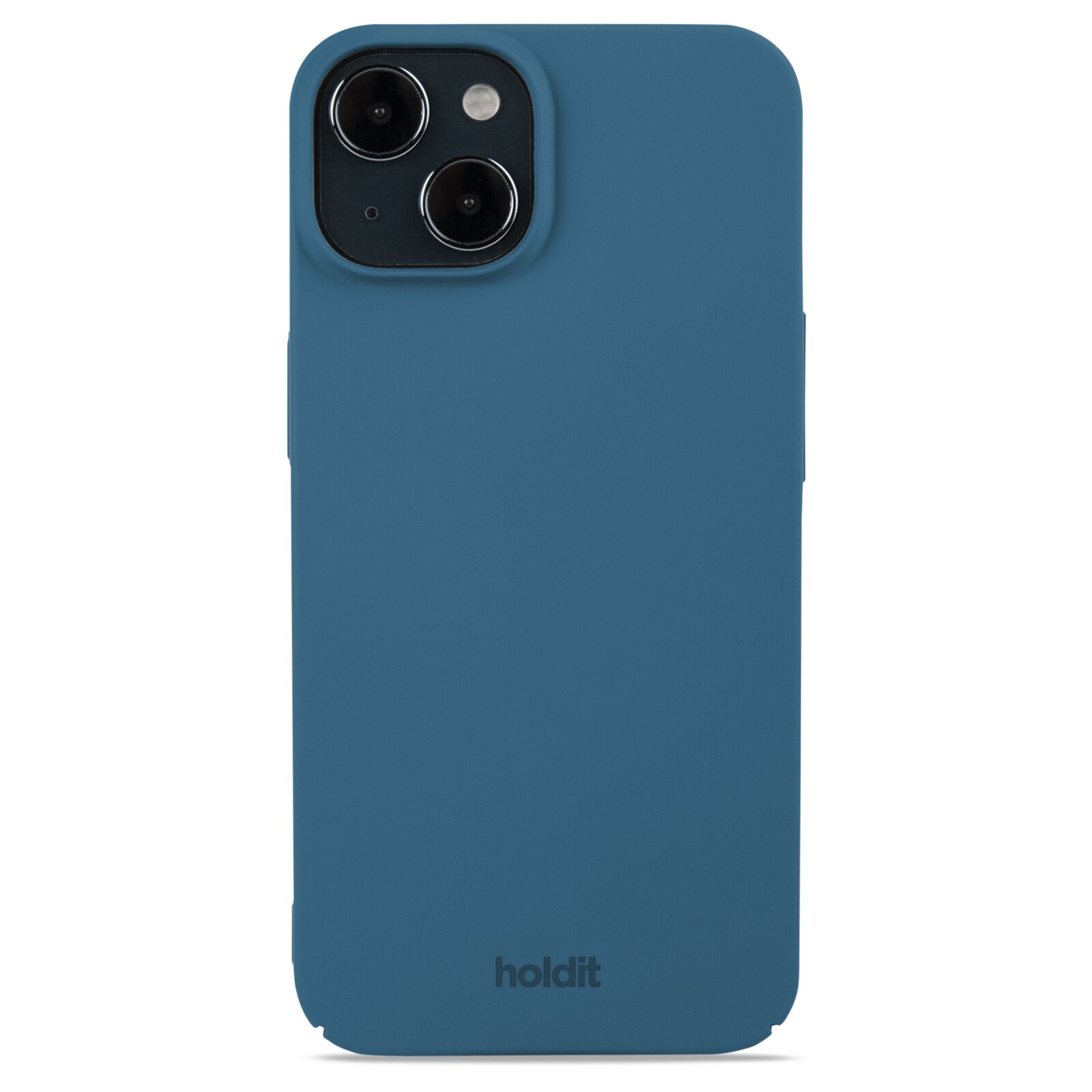 Coque Slim iPhone 15, Denim Blue