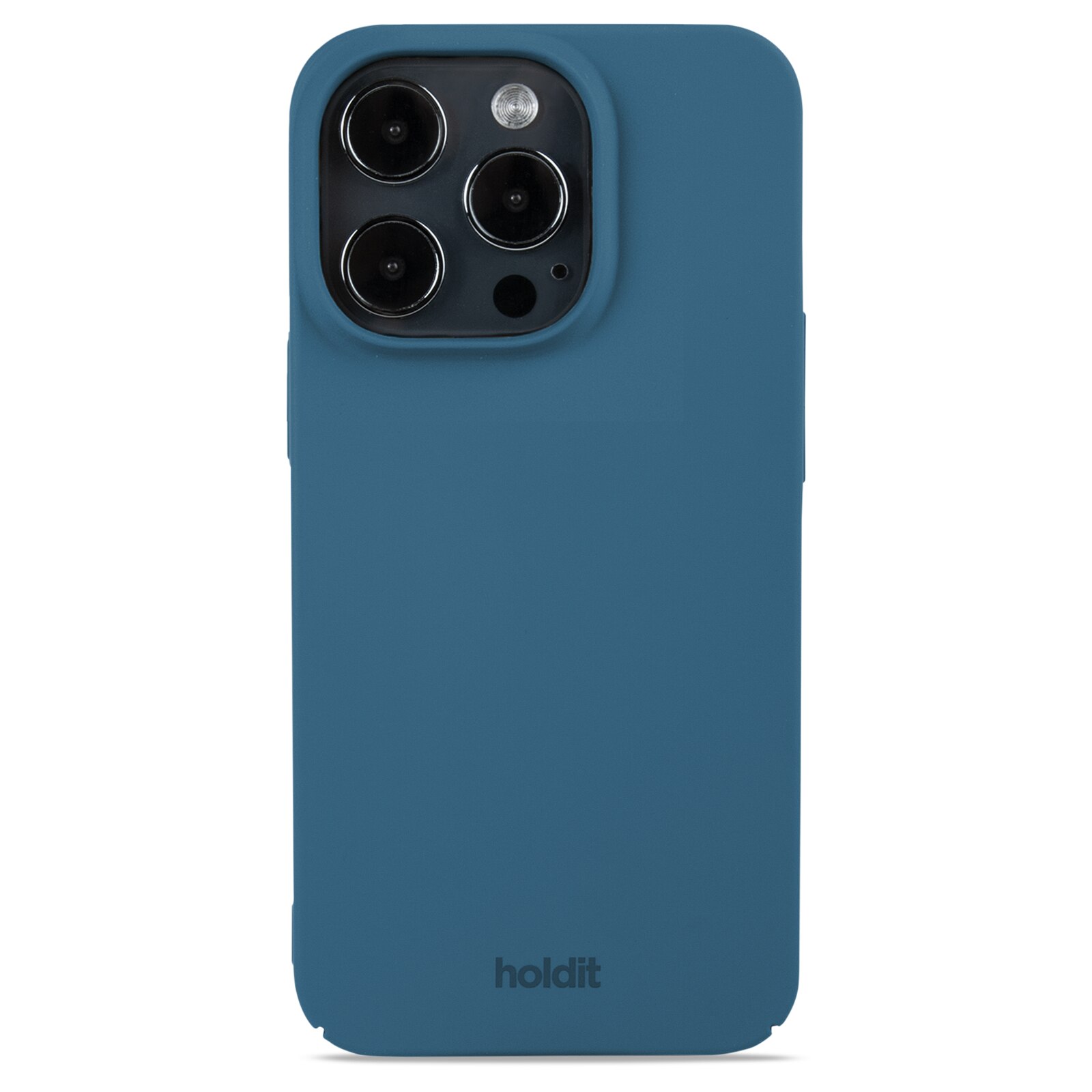 Coque Slim iPhone 15 Pro, Denim Blue