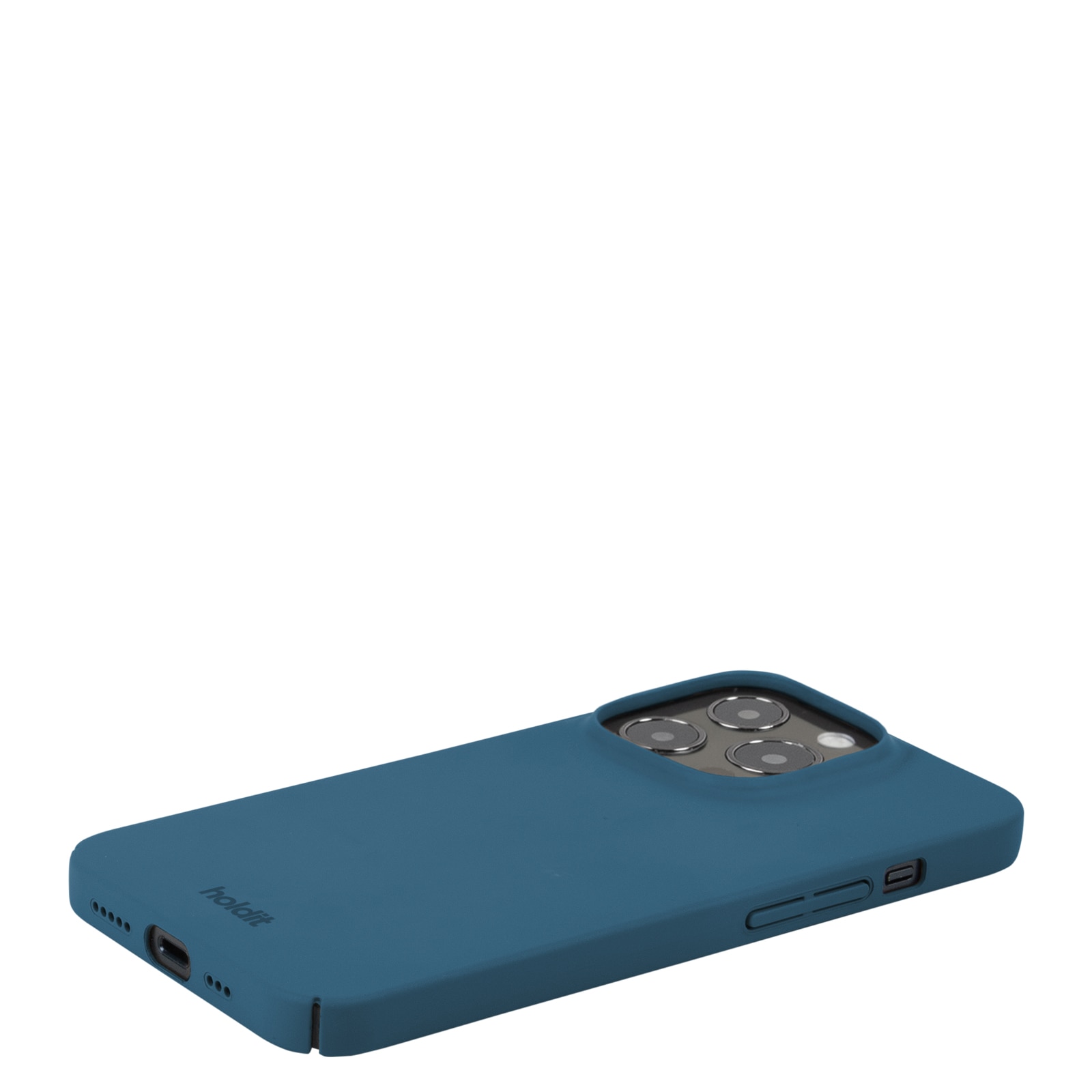 Coque Slim iPhone 15 Pro, Denim Blue