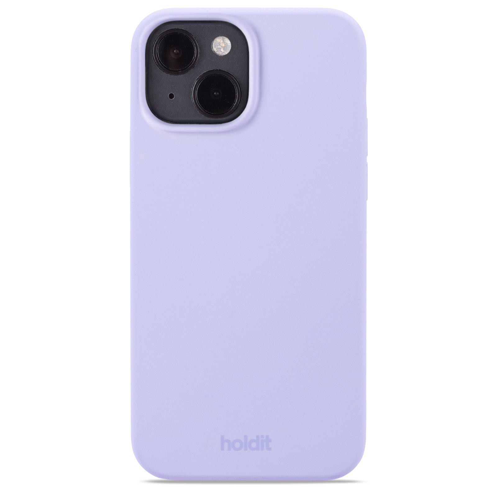 Coque en silicone pour iPhone 15, Lavender