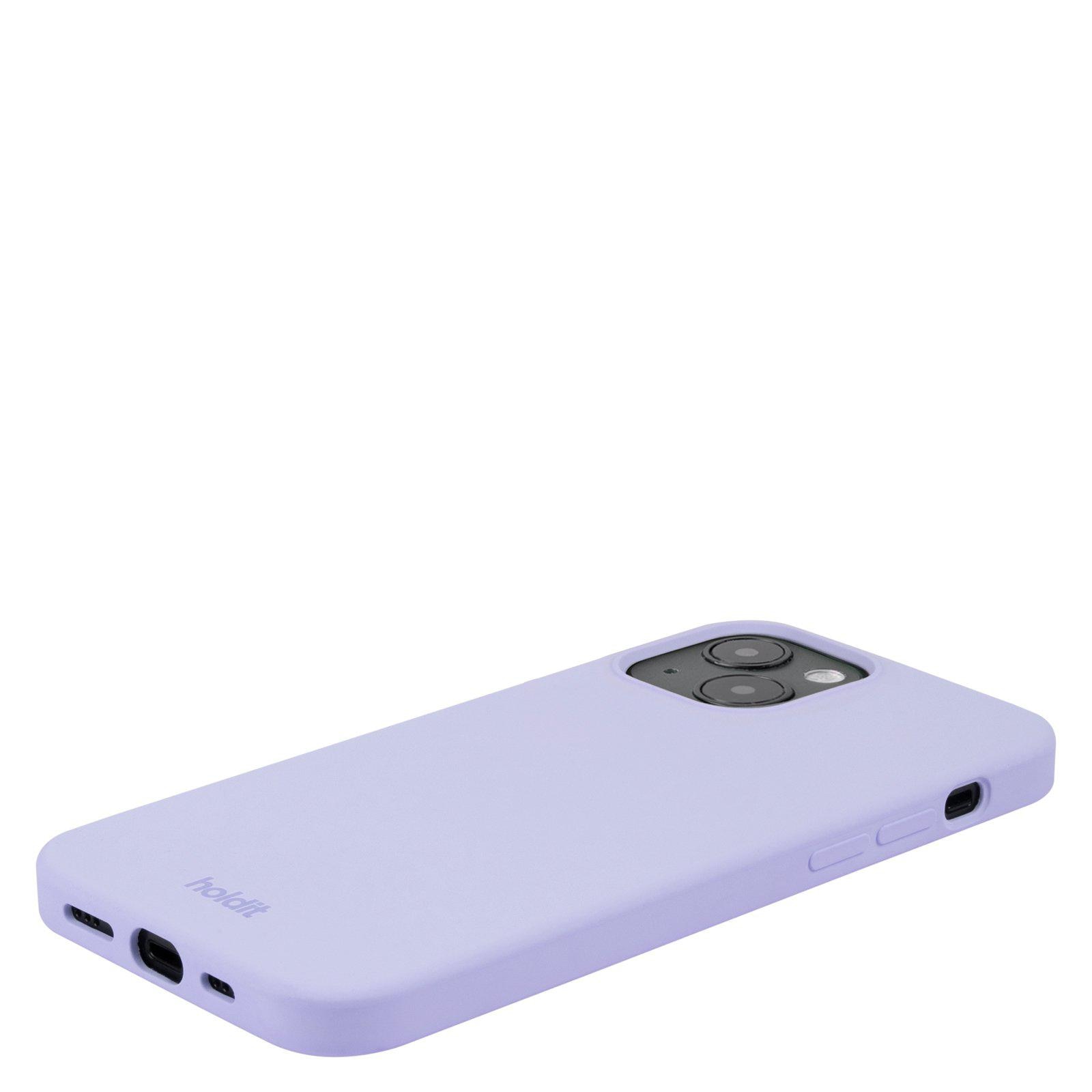 Coque en silicone pour iPhone 15, Lavender