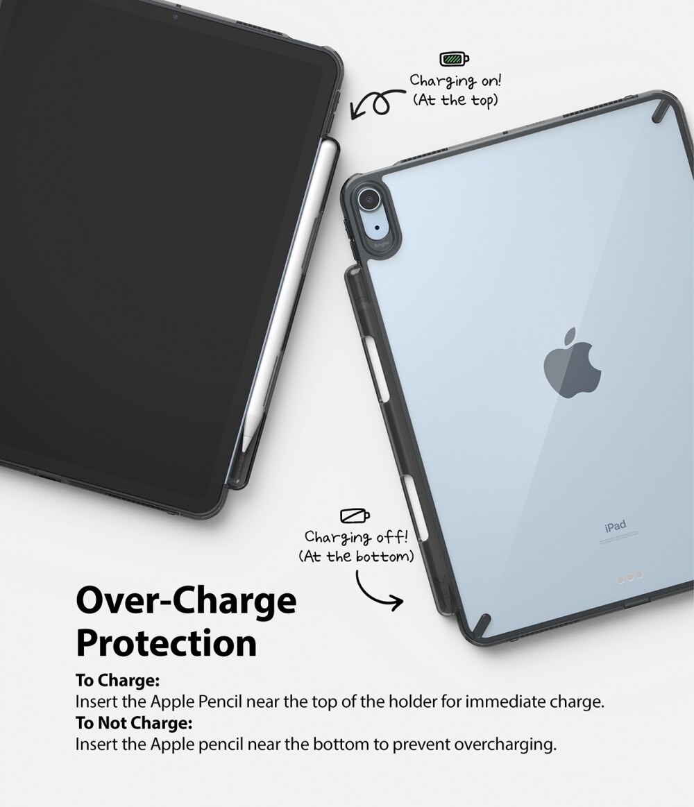Coque Fusion iPad Air 10.9 5th Gen (2022) noir