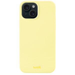 Coque en silicone pour iPhone 14, Lemonade