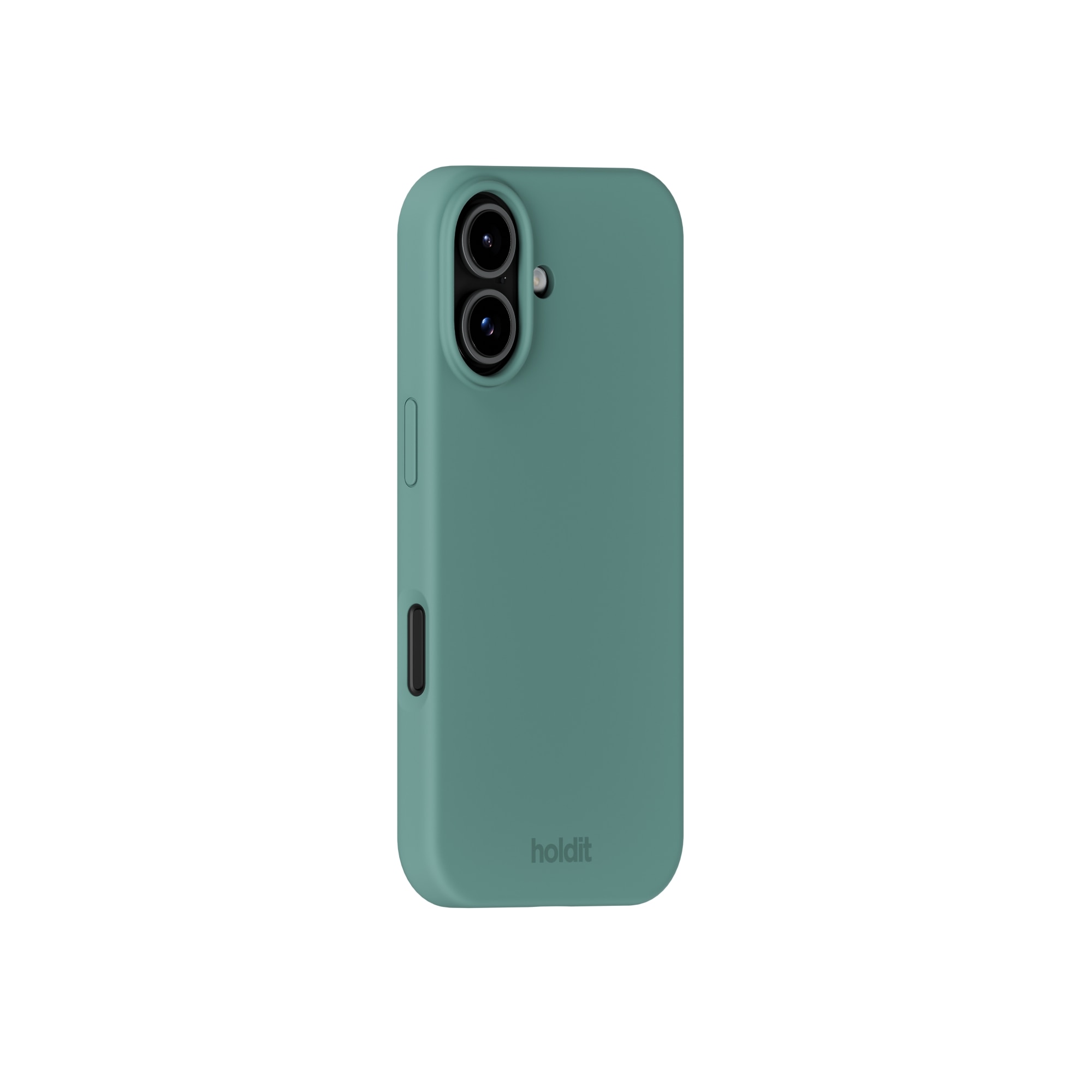 Coque en silicone pour iPhone 17, Moss Green