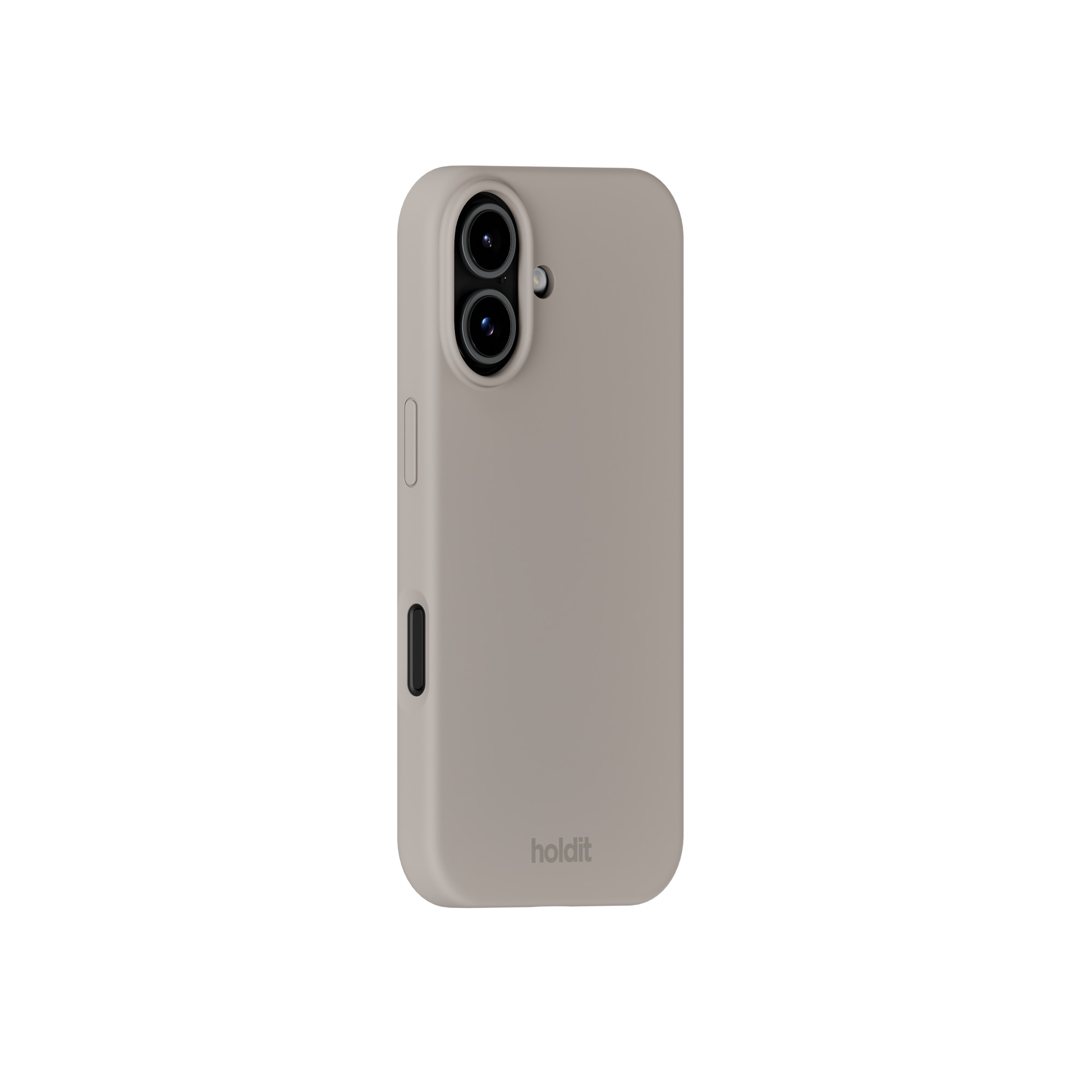 Coque en silicone pour iPhone 17, Taupe