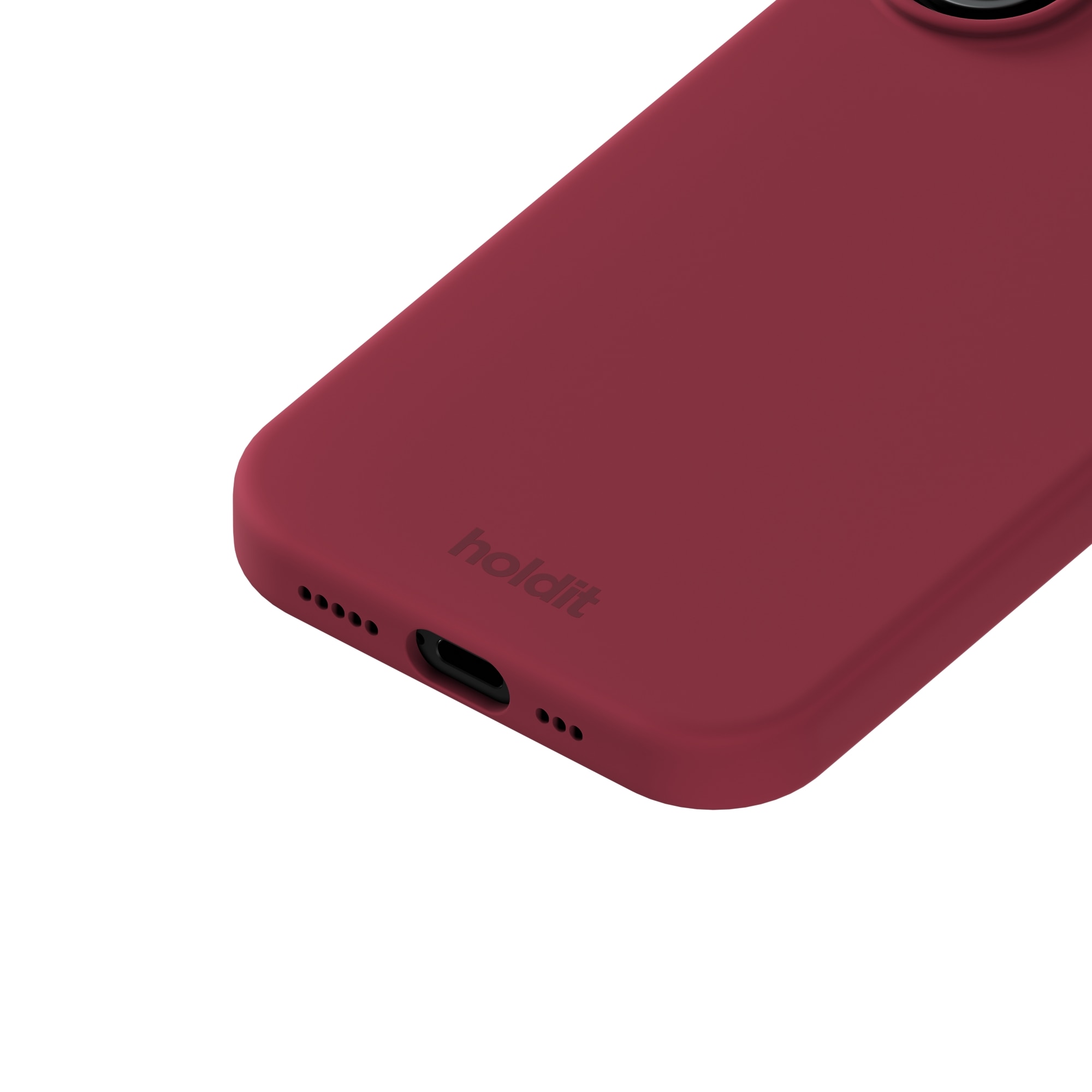 Coque en silicone pour iPhone 17, Red Velvet