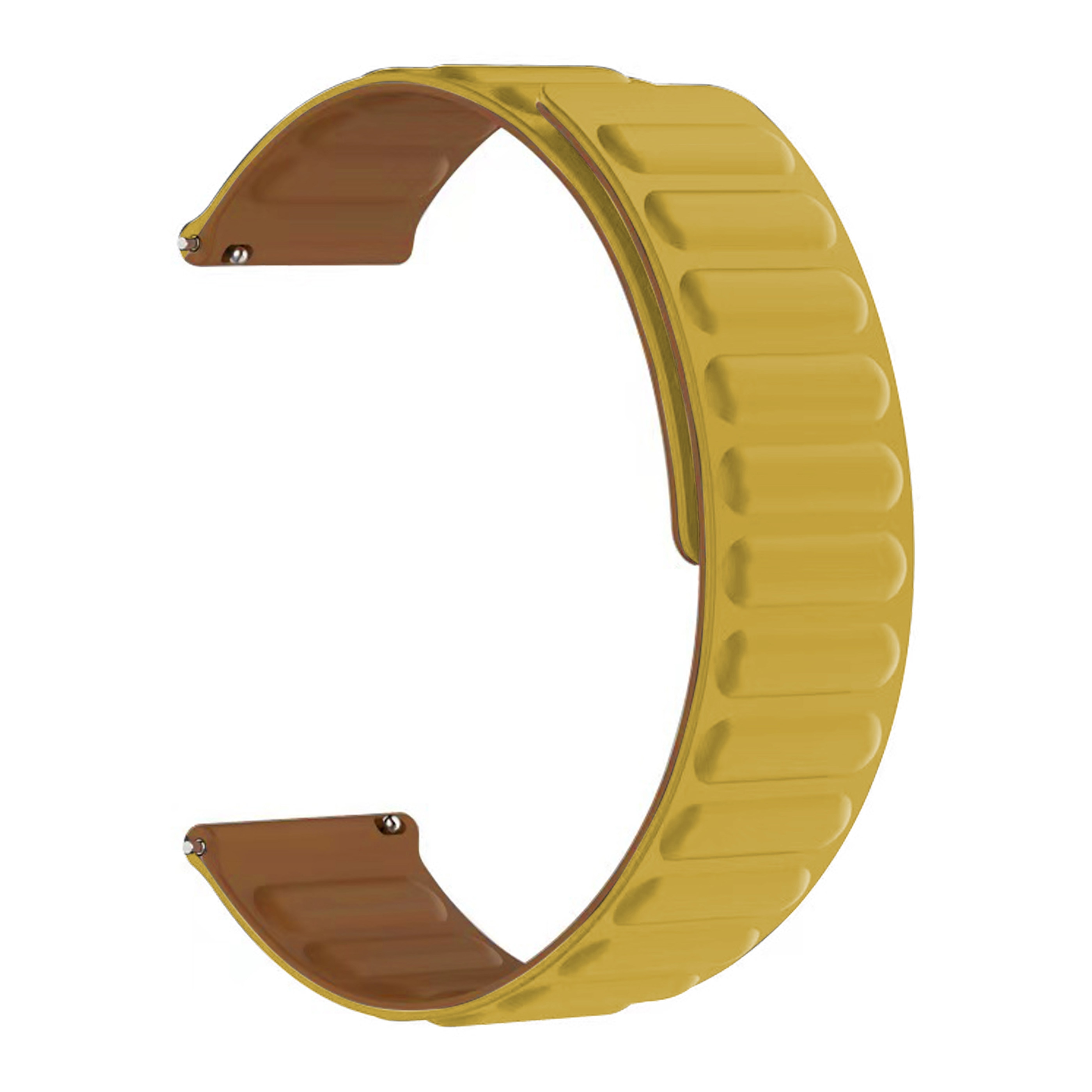 Bracelet magnétique en silicone OnePlus Watch 2R, jaune
