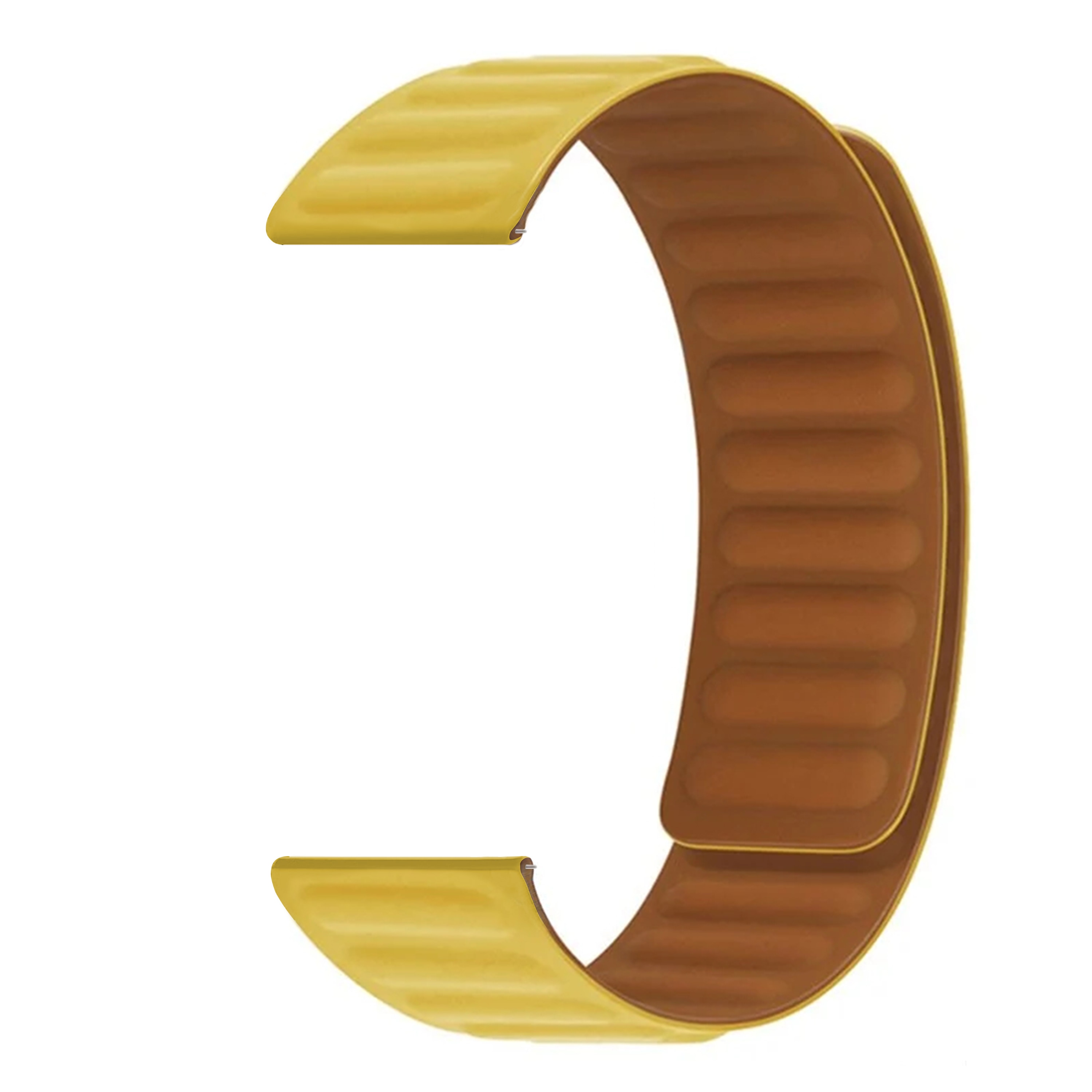 Bracelet magnétique en silicone OnePlus Watch 2, jaune