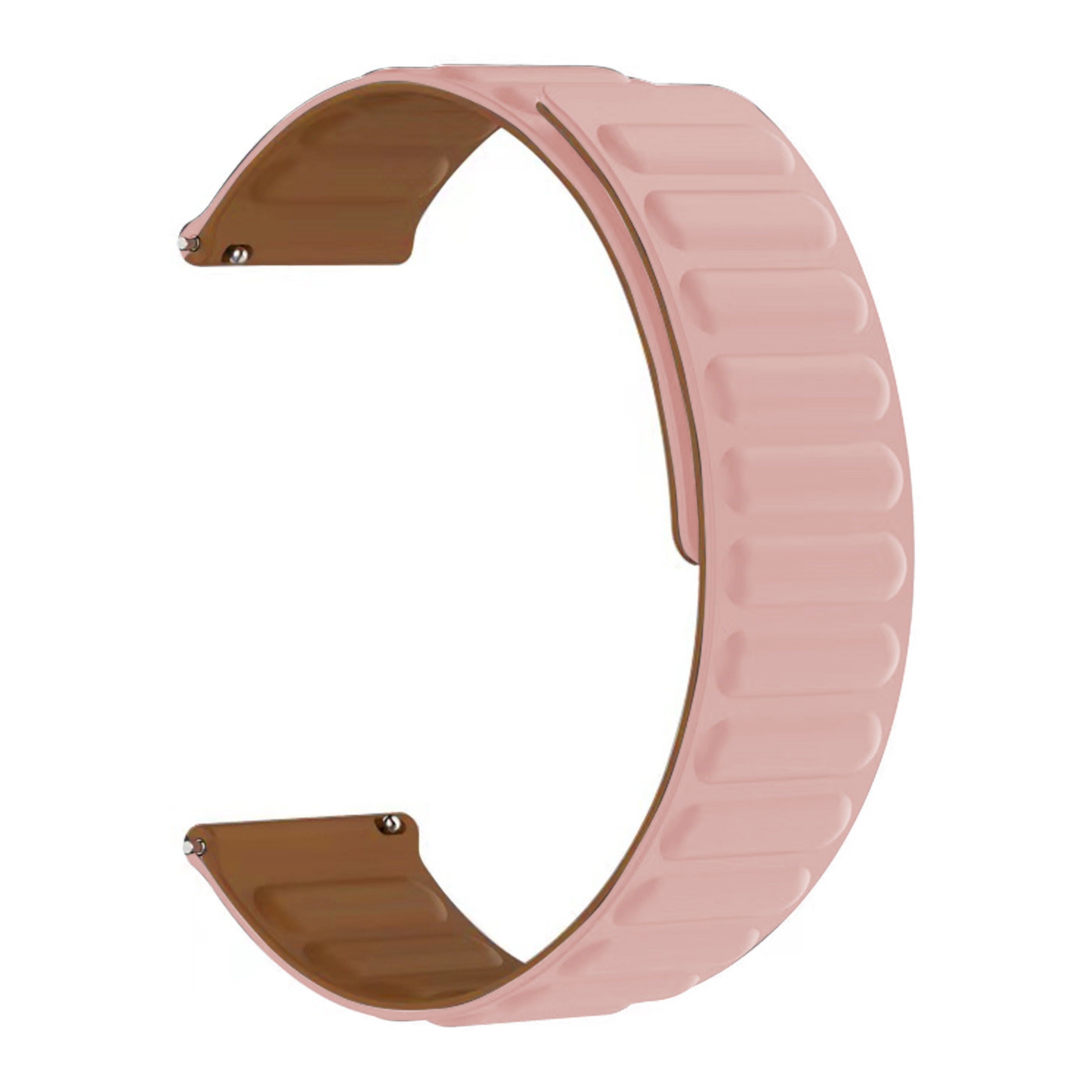 Bracelet magnétique en silicone Samsung Galaxy Watch 4 Classic 42mm, rose