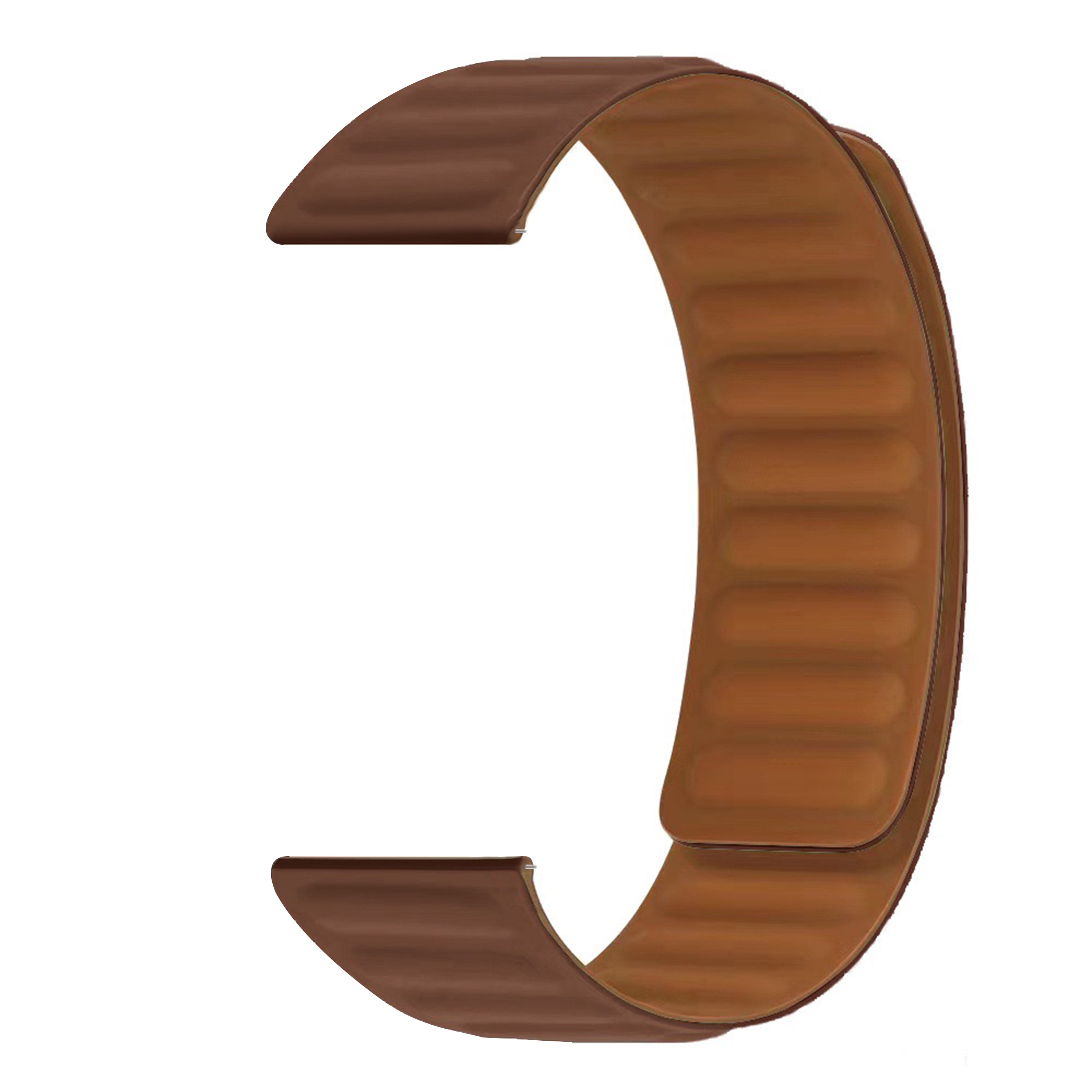 Bracelet magnétique en silicone OnePlus Watch 2, marron