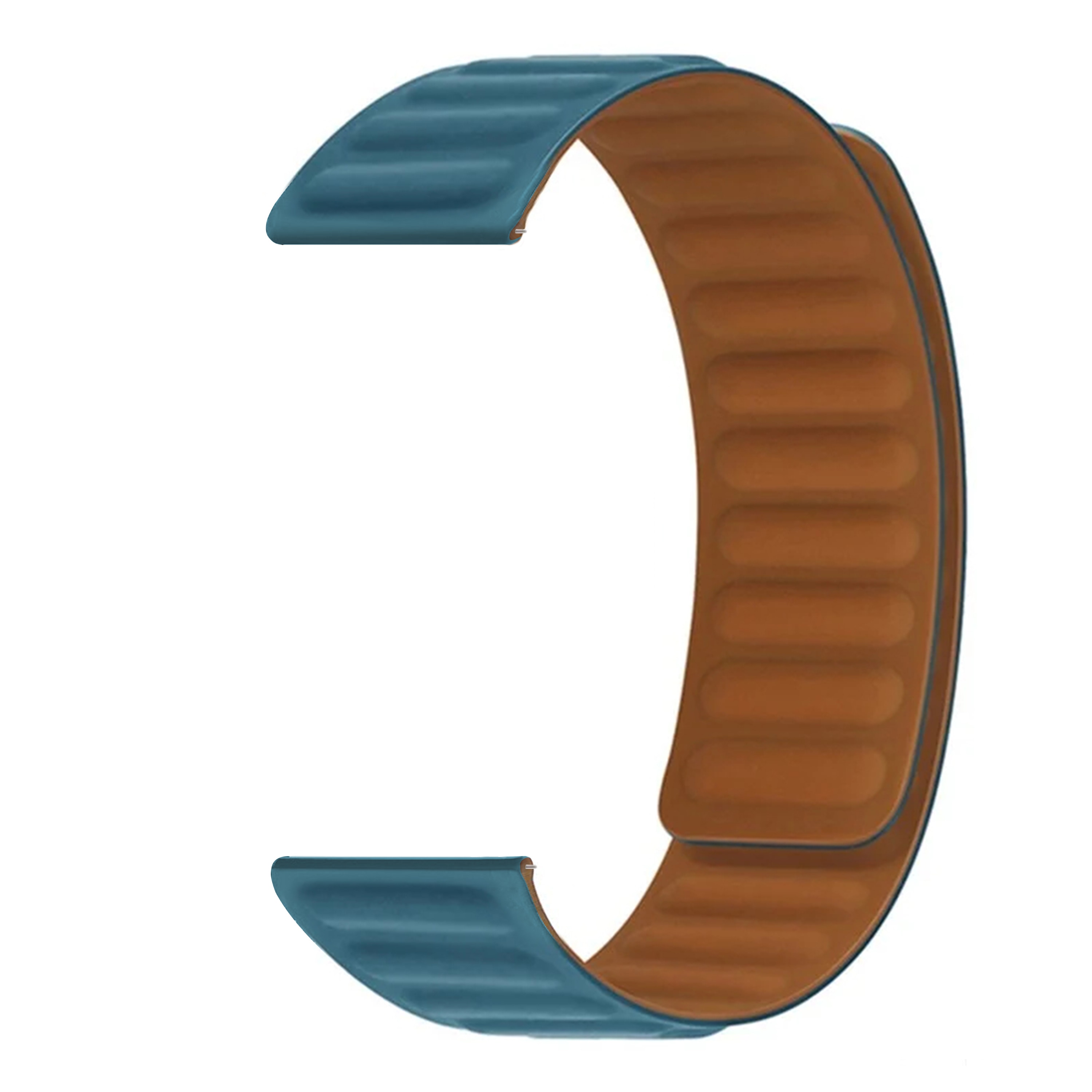 Bracelet magnétique en silicone Amazfit Bip 5, bleu