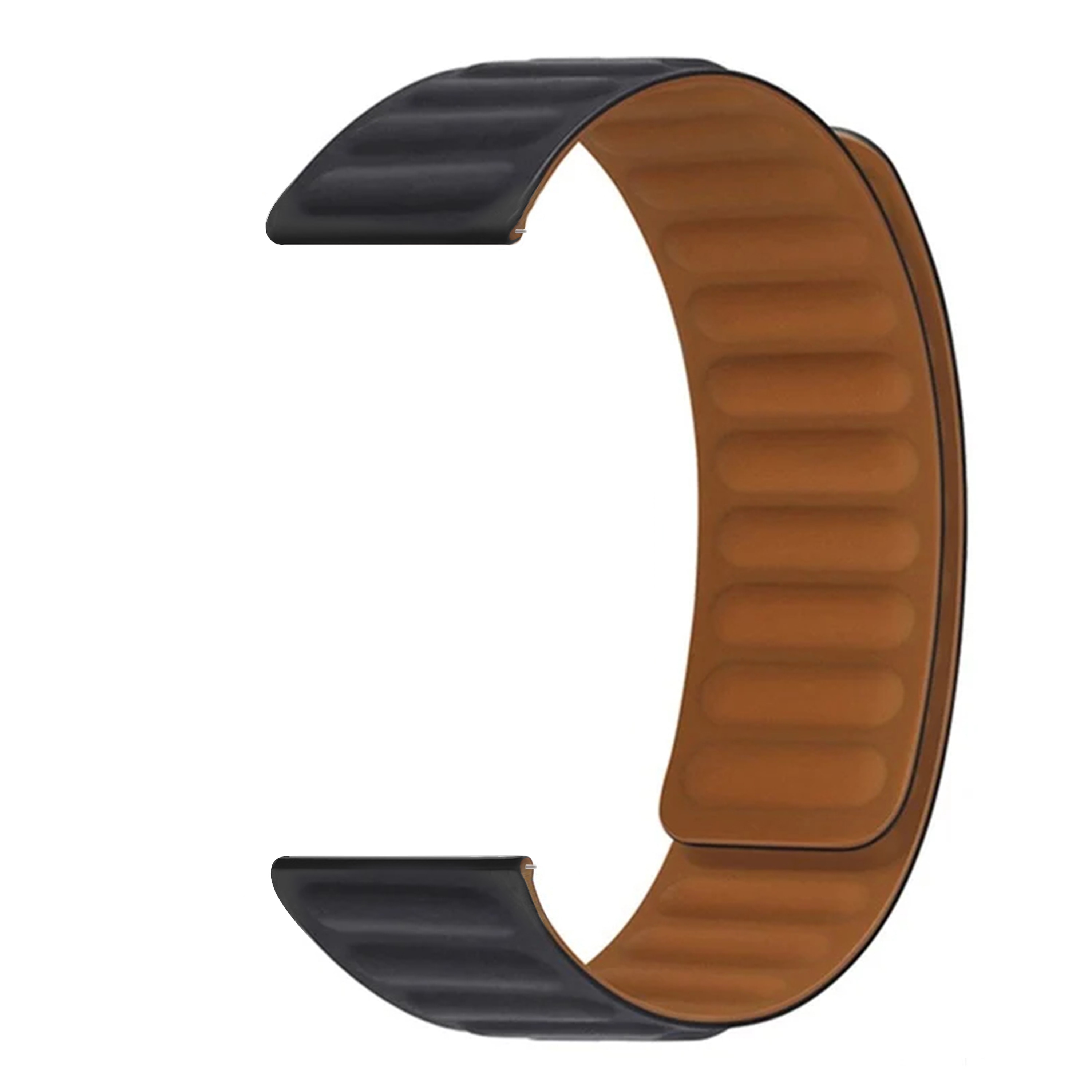 Bracelet magnétique en silicone Amazfit GTS 2 Mini, noir
