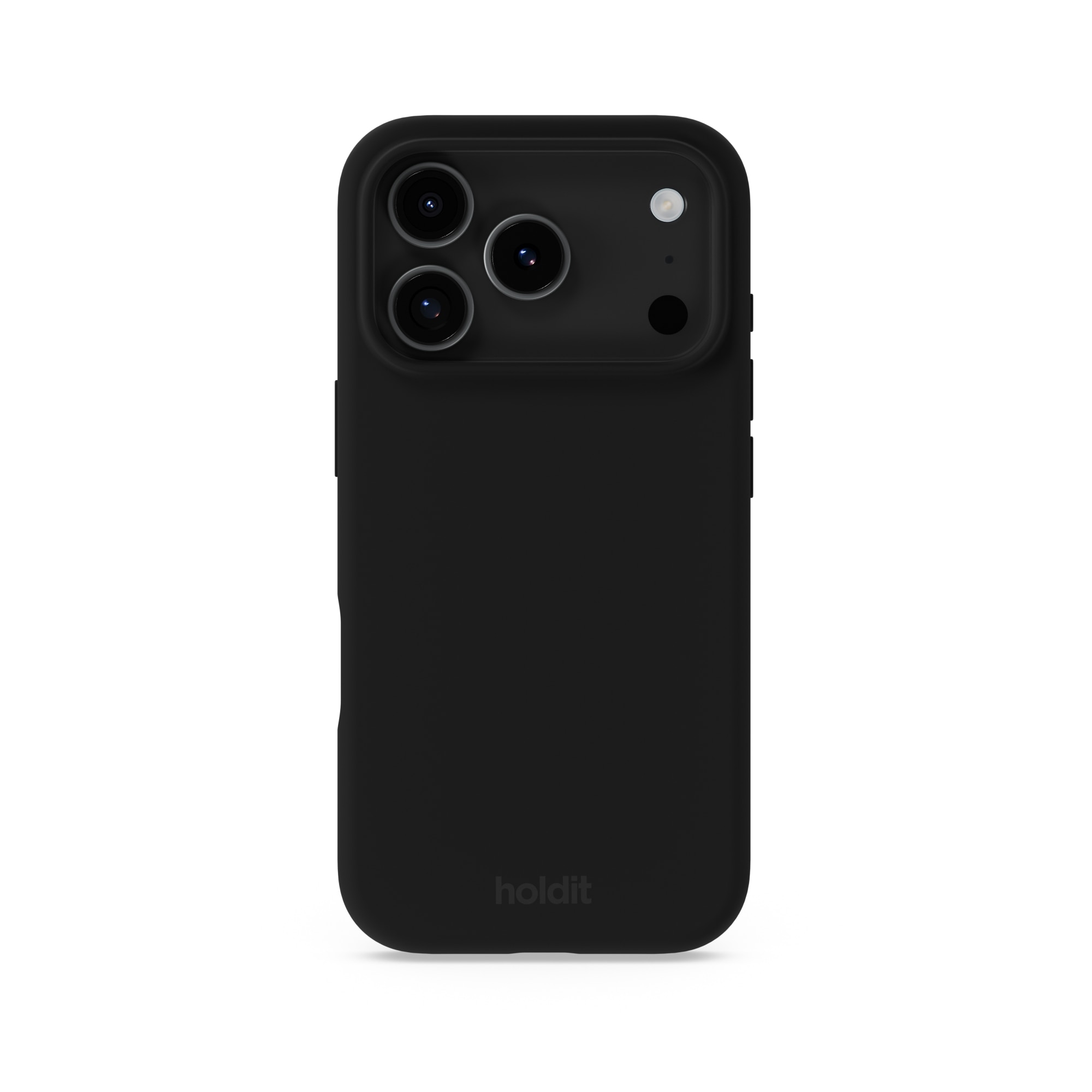 Coque en silicone pour iPhone 17 Pro, Black